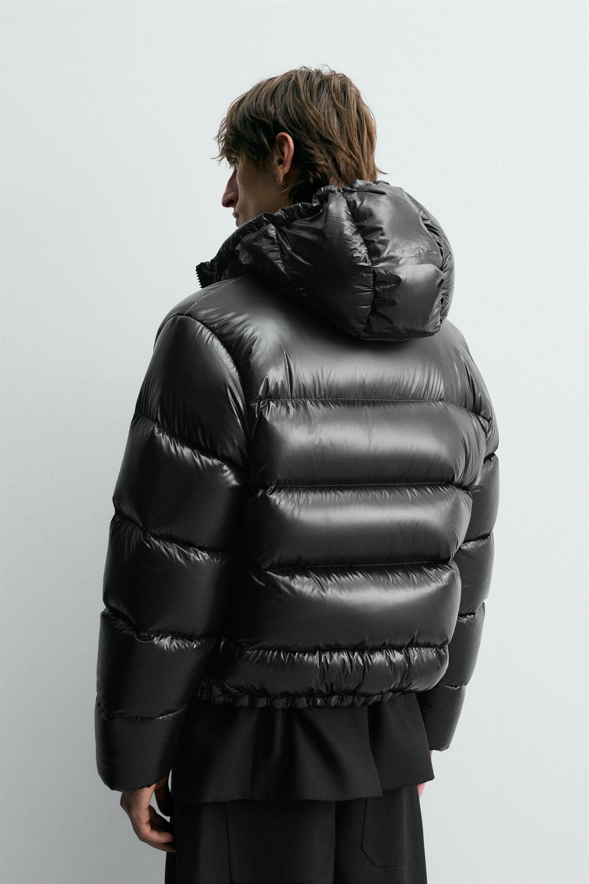 100% FEATHER WATER REPELLENT PUFFER JACKET