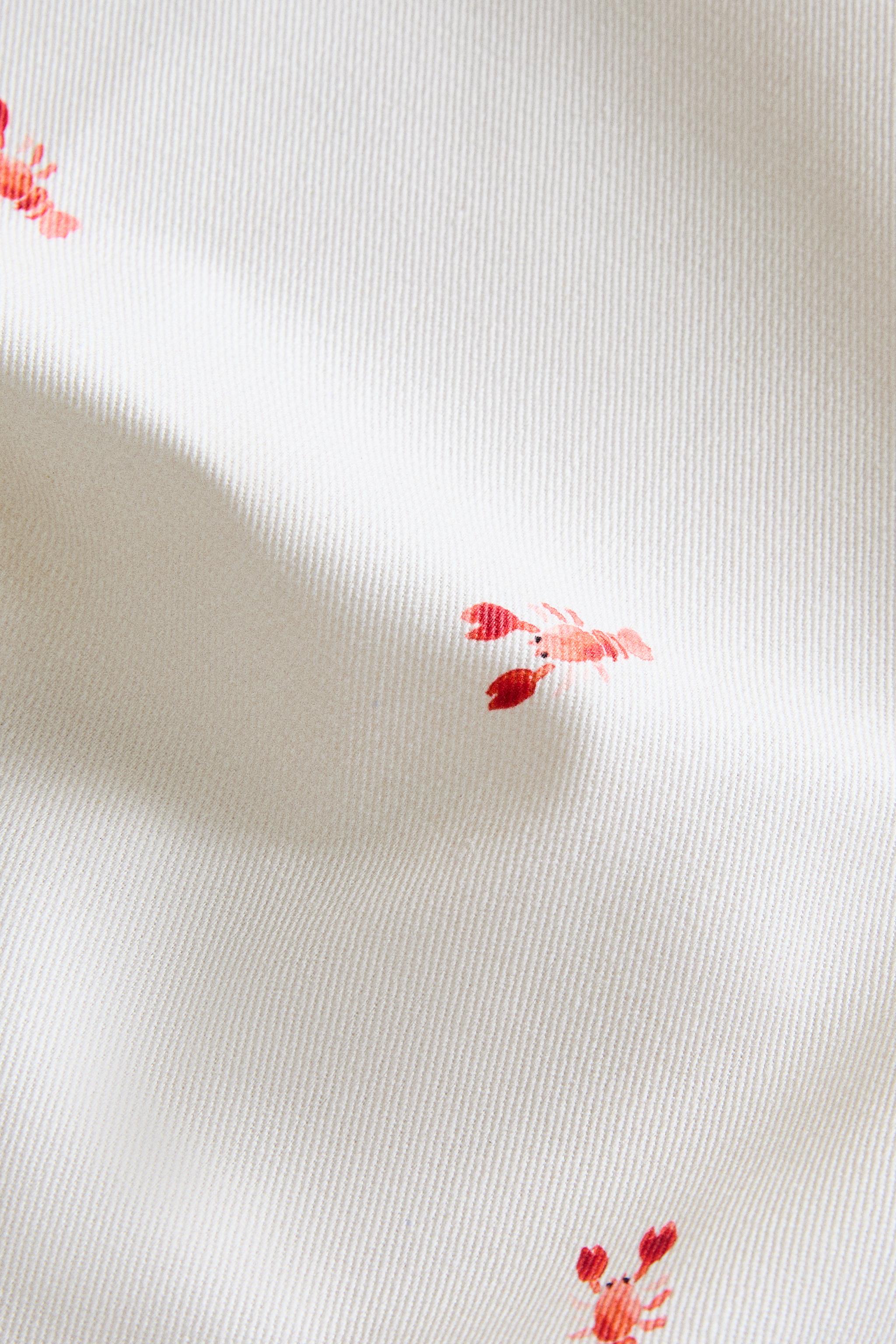 RESIN-COATED COTTON TABLECLOTH WITH LOBSTERS