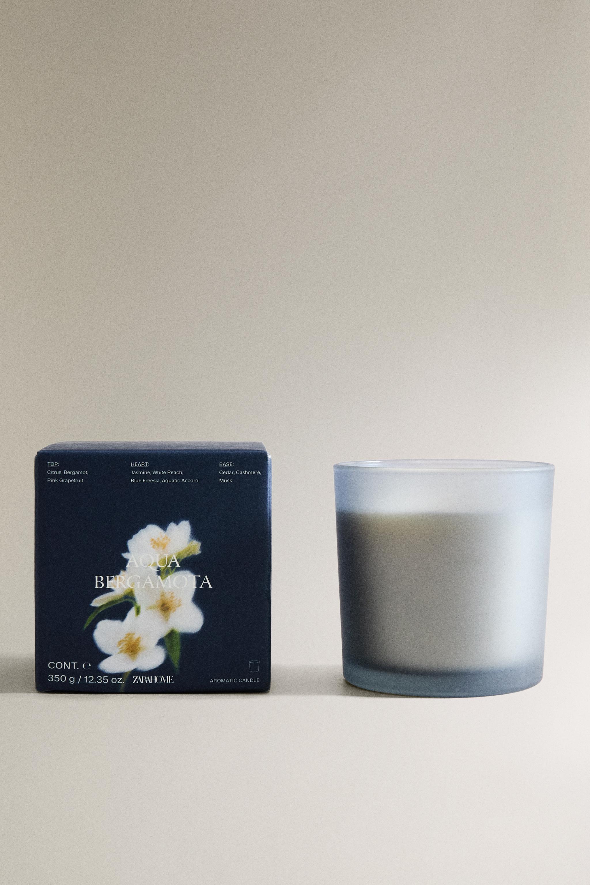 (350 G) AQUA BERGAMOT SCENTED CANDLE