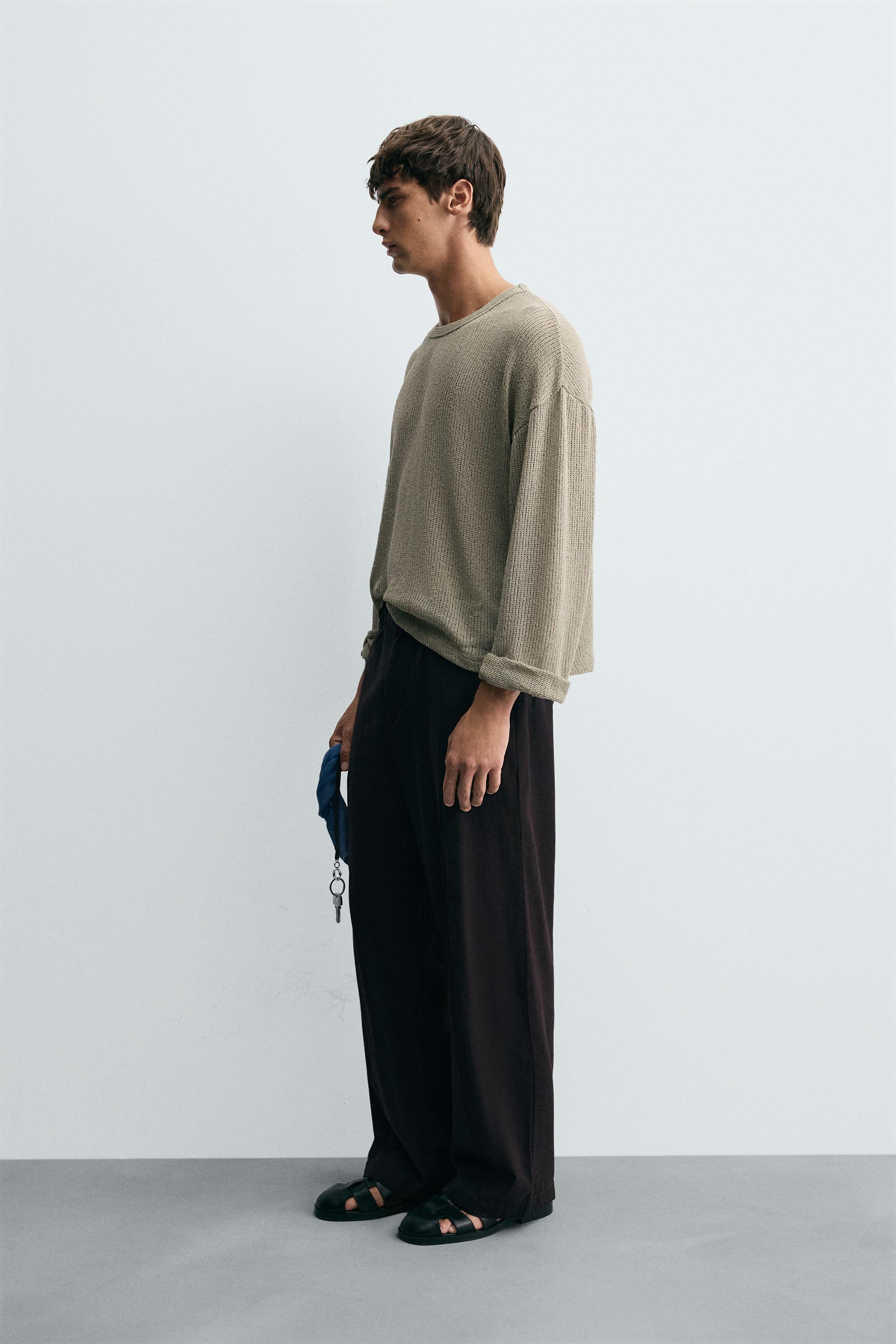 OPENWORK TEXTURED T-SHIRT