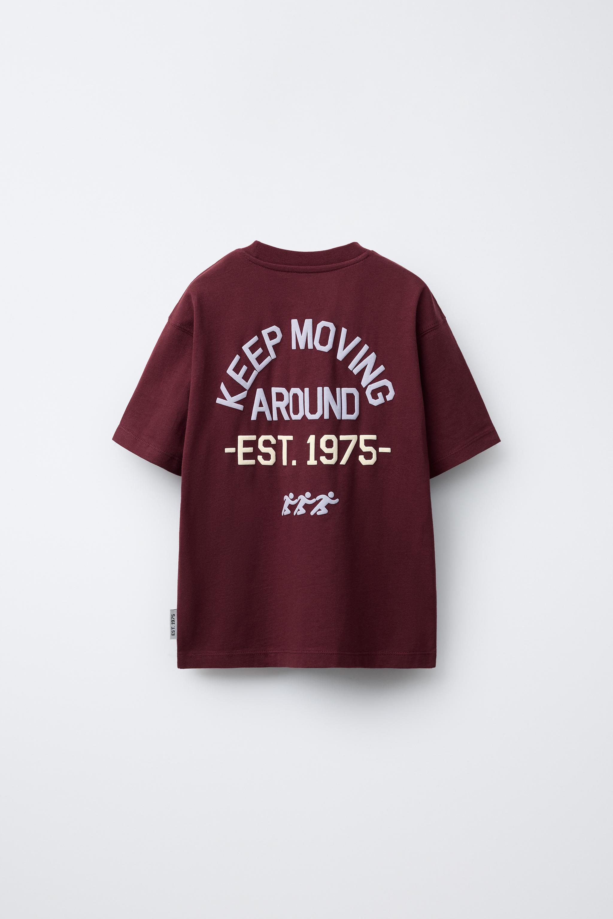 VARSITY RAISED TEXT T-SHIRT