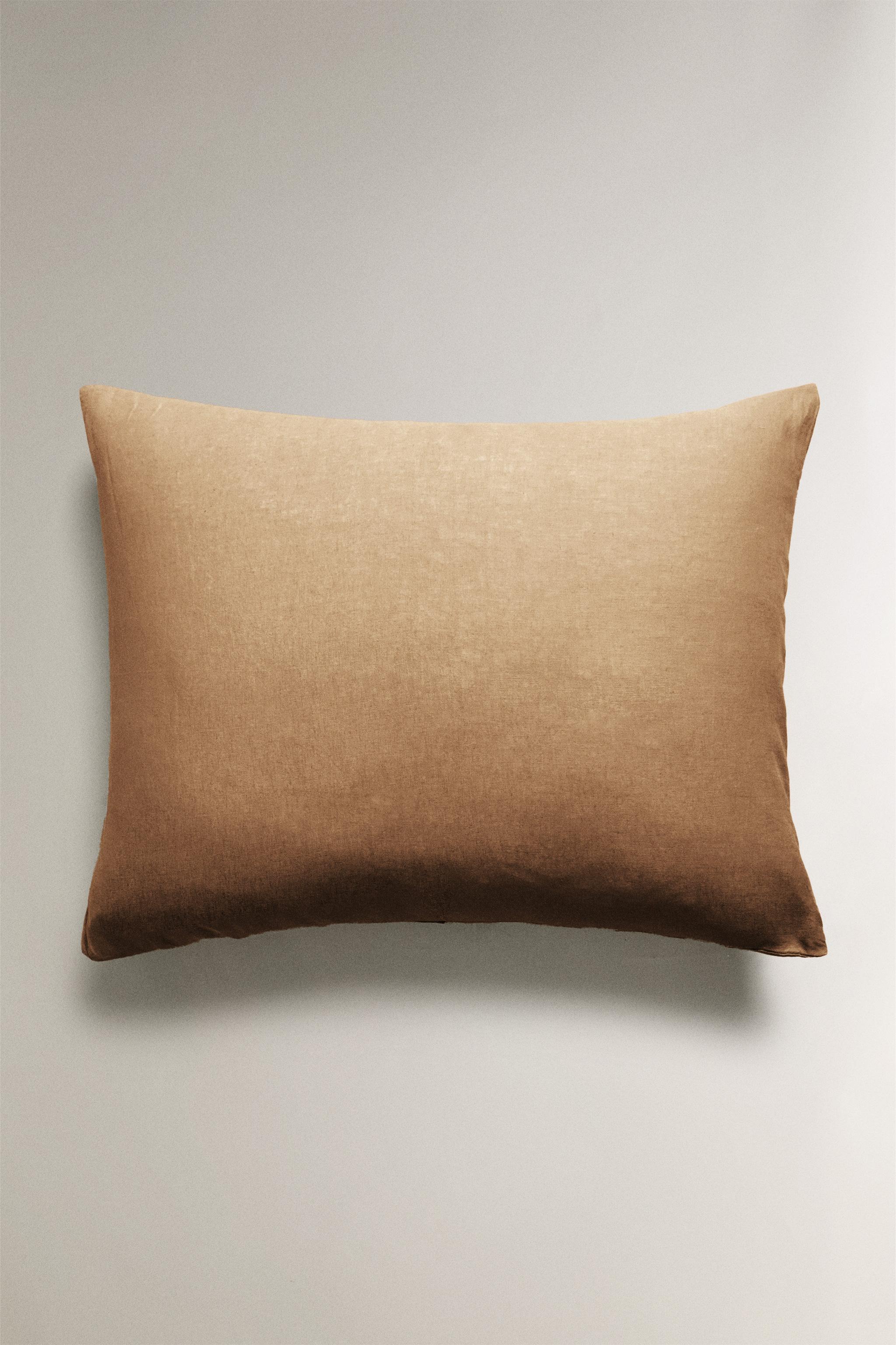 XXL LINEN THROW PILLOW COVER