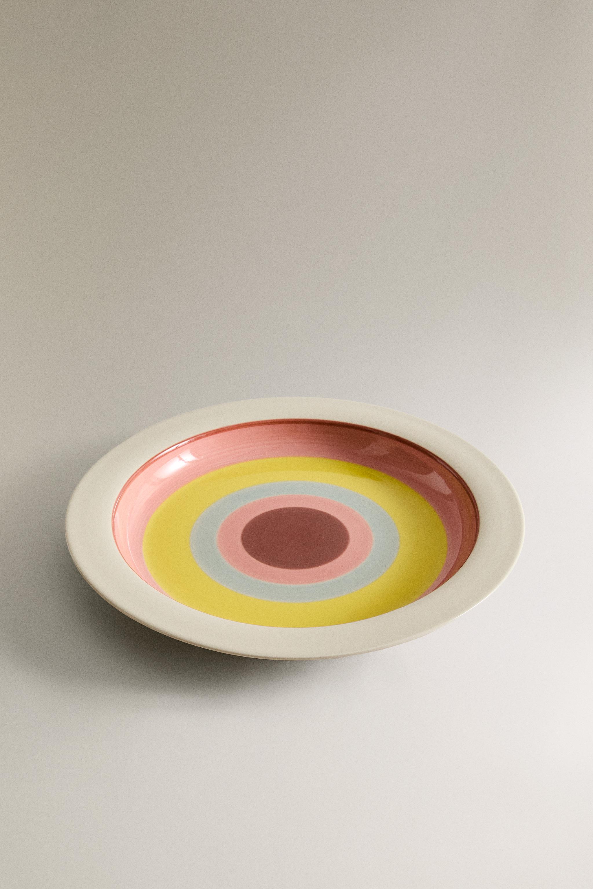 CERAMIC SERVING DISH CIRCLES X COLLAGERIE