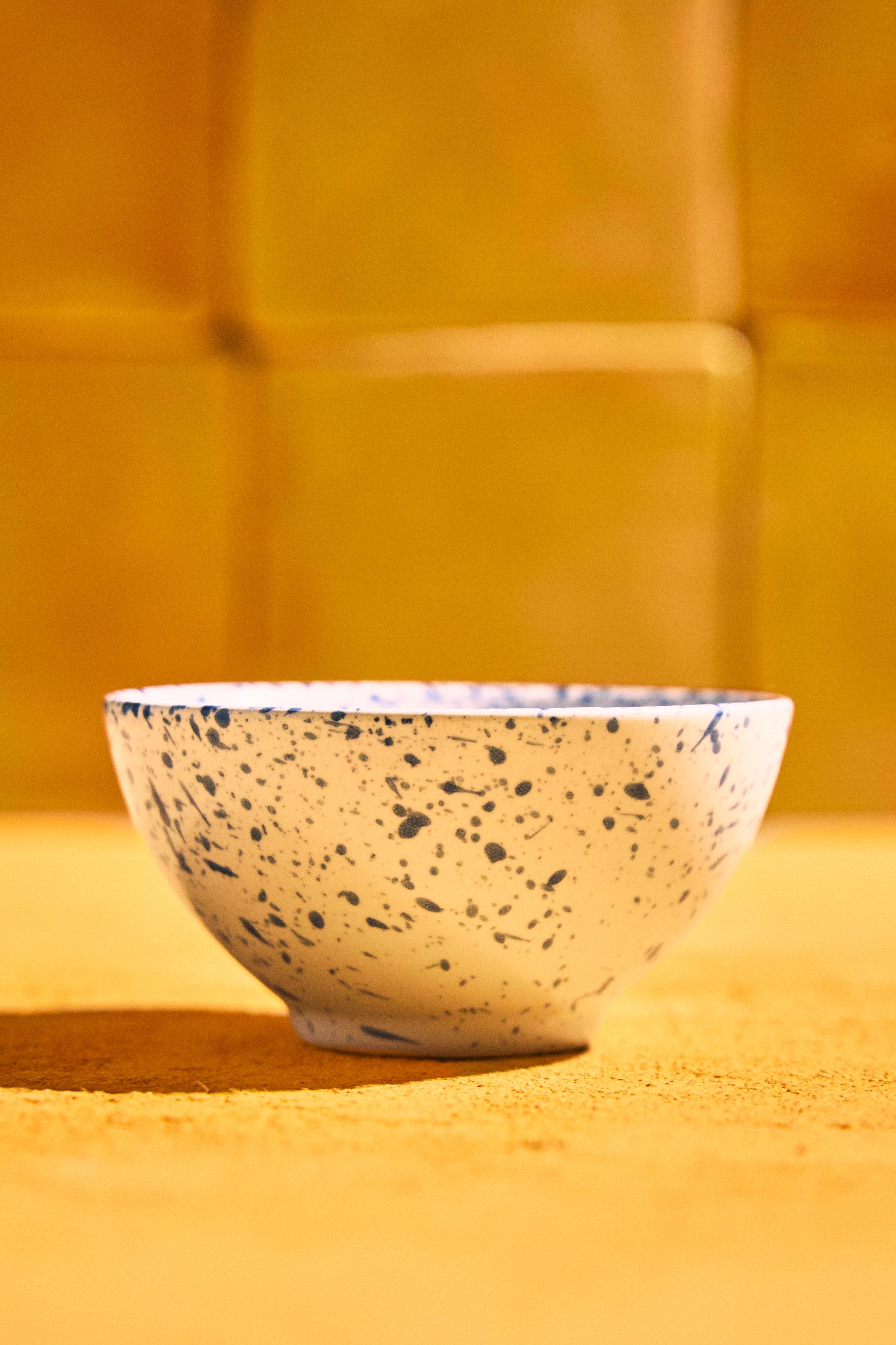 SPECKLED MINI STONEWARE BOWL