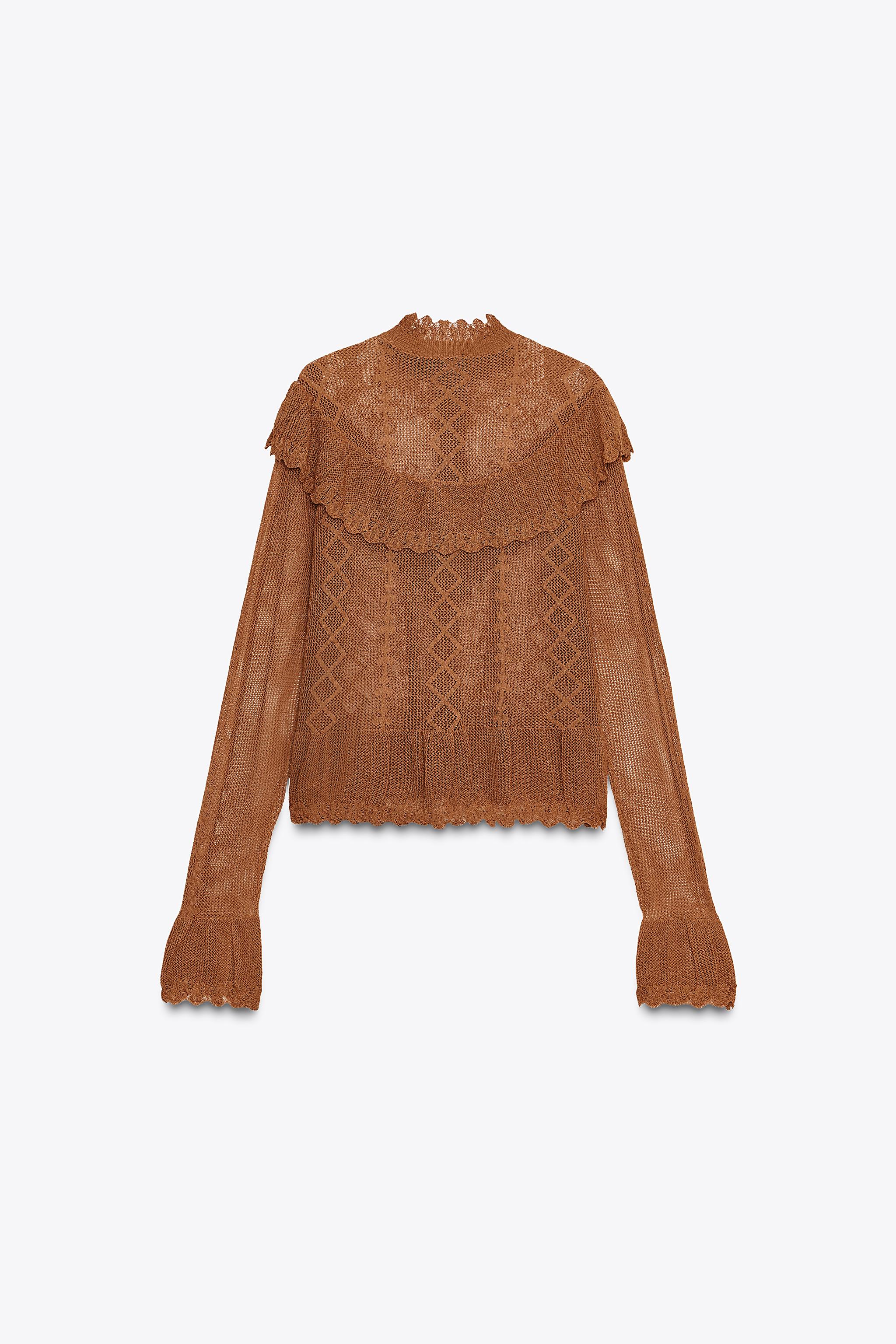 POINTELLE KNIT ROMANTIC JACKET