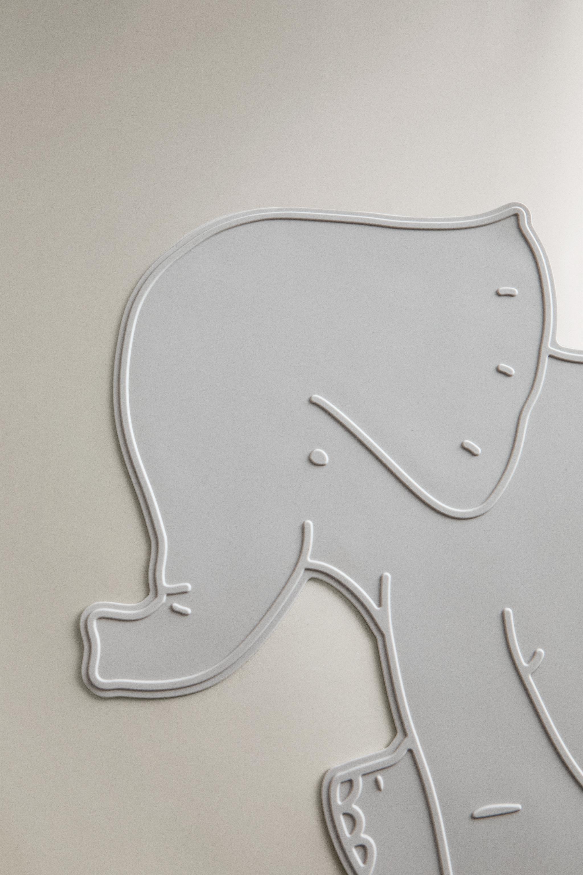 CHILDREN'S SILICONE ELEPHANT PLACEMAT