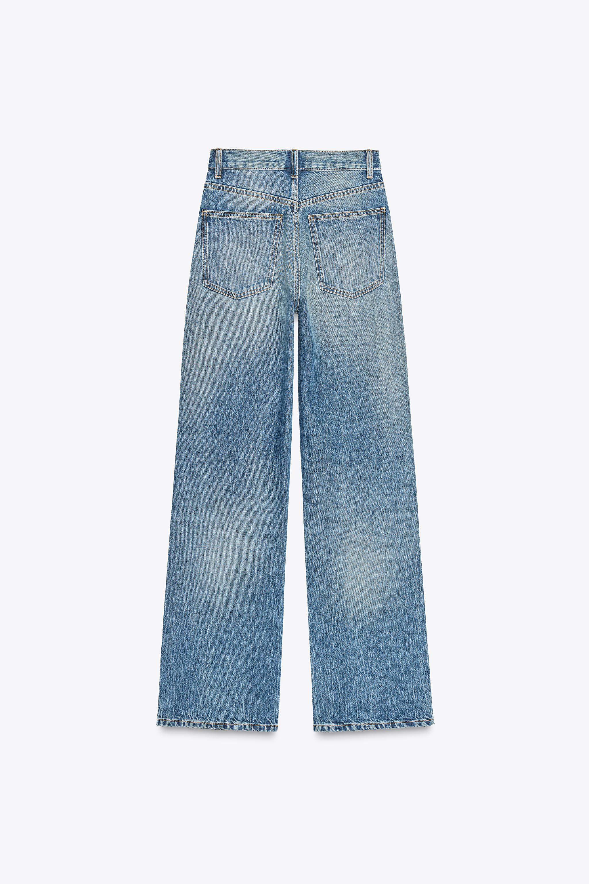 TRF HIGH WAIST WIDE LEG FULL LENGTH JEANS