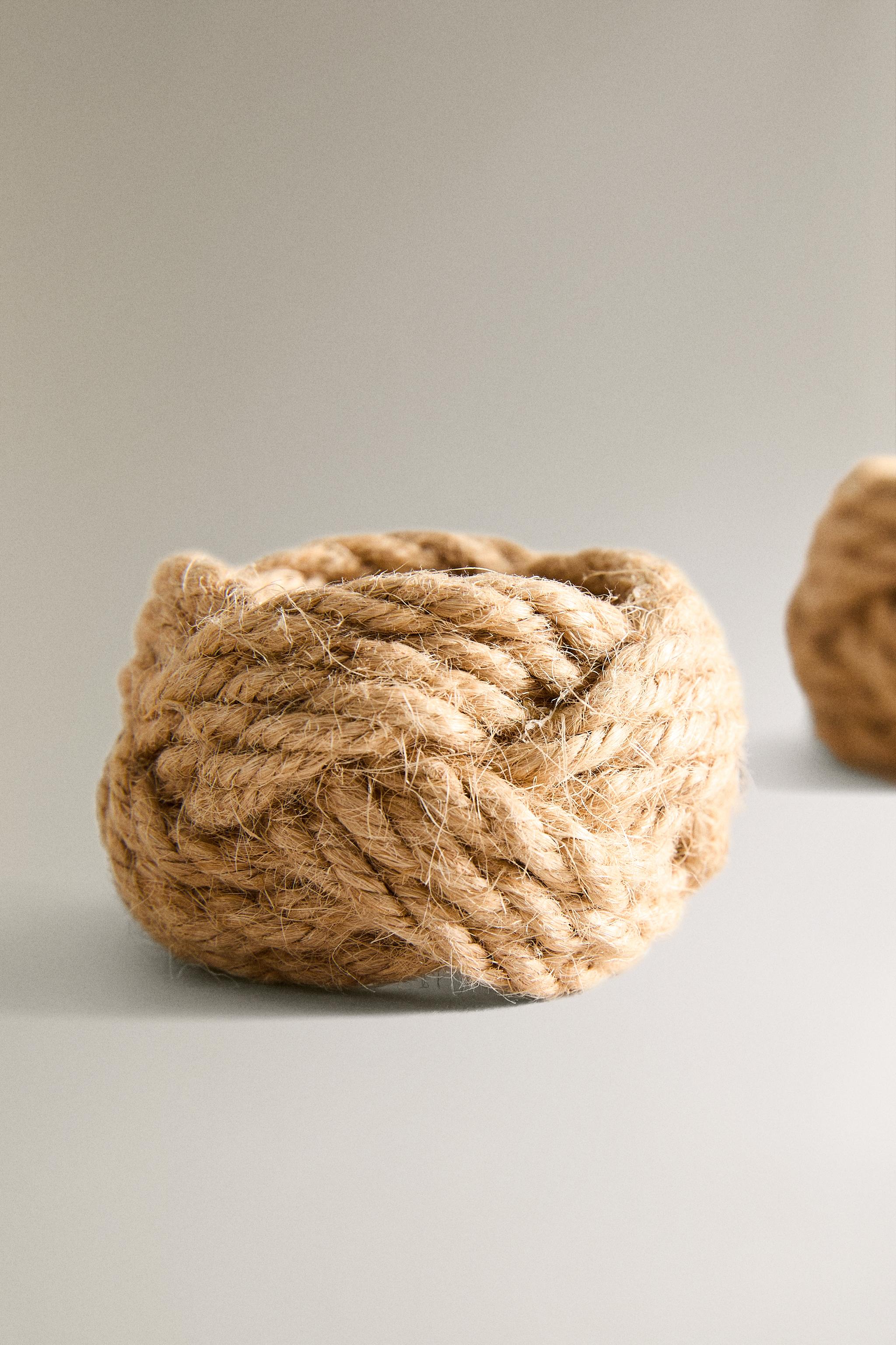 SET OF JUTE NAPKIN RINGS (SET OF 4)