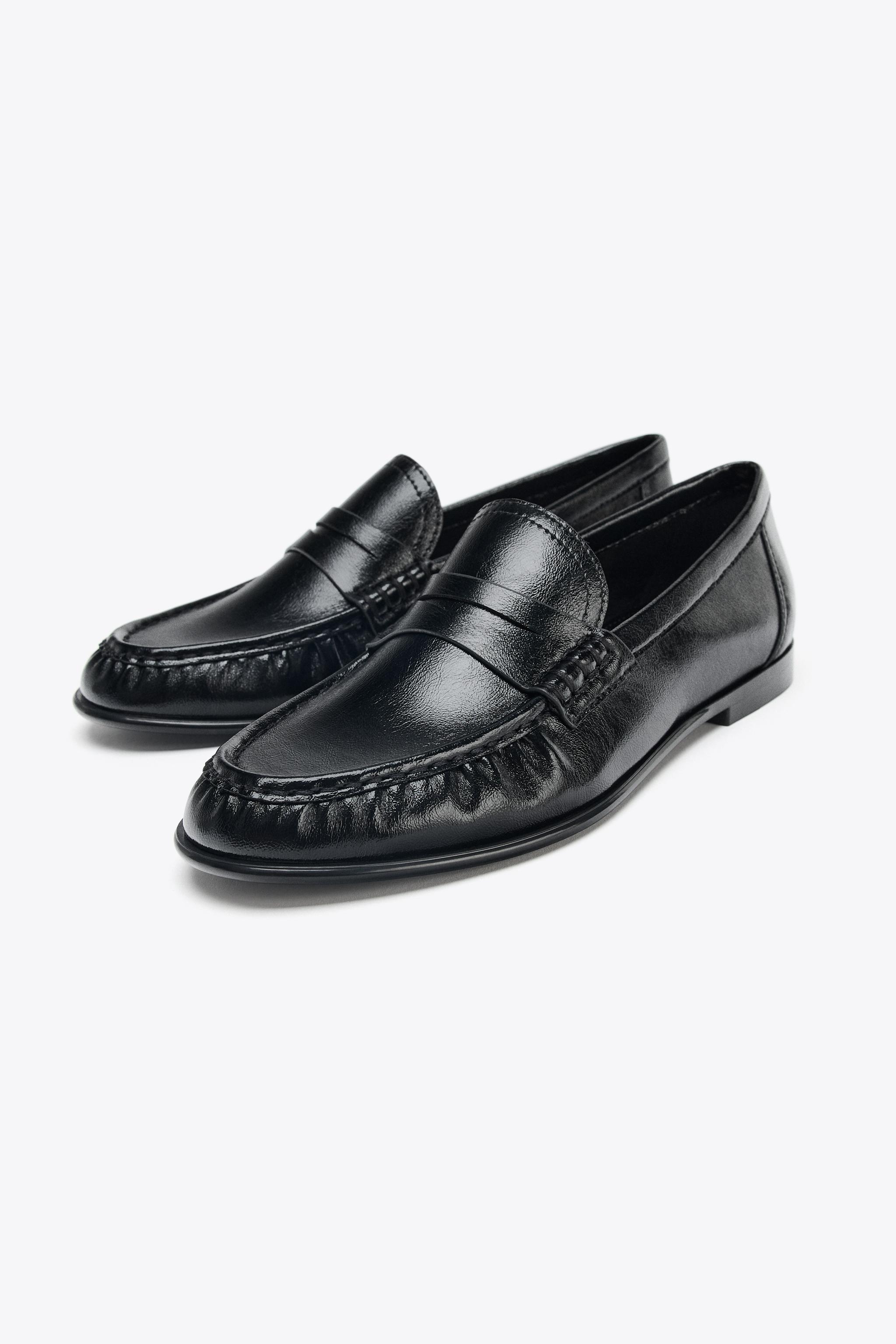 SOFT RUCHED LOAFERS