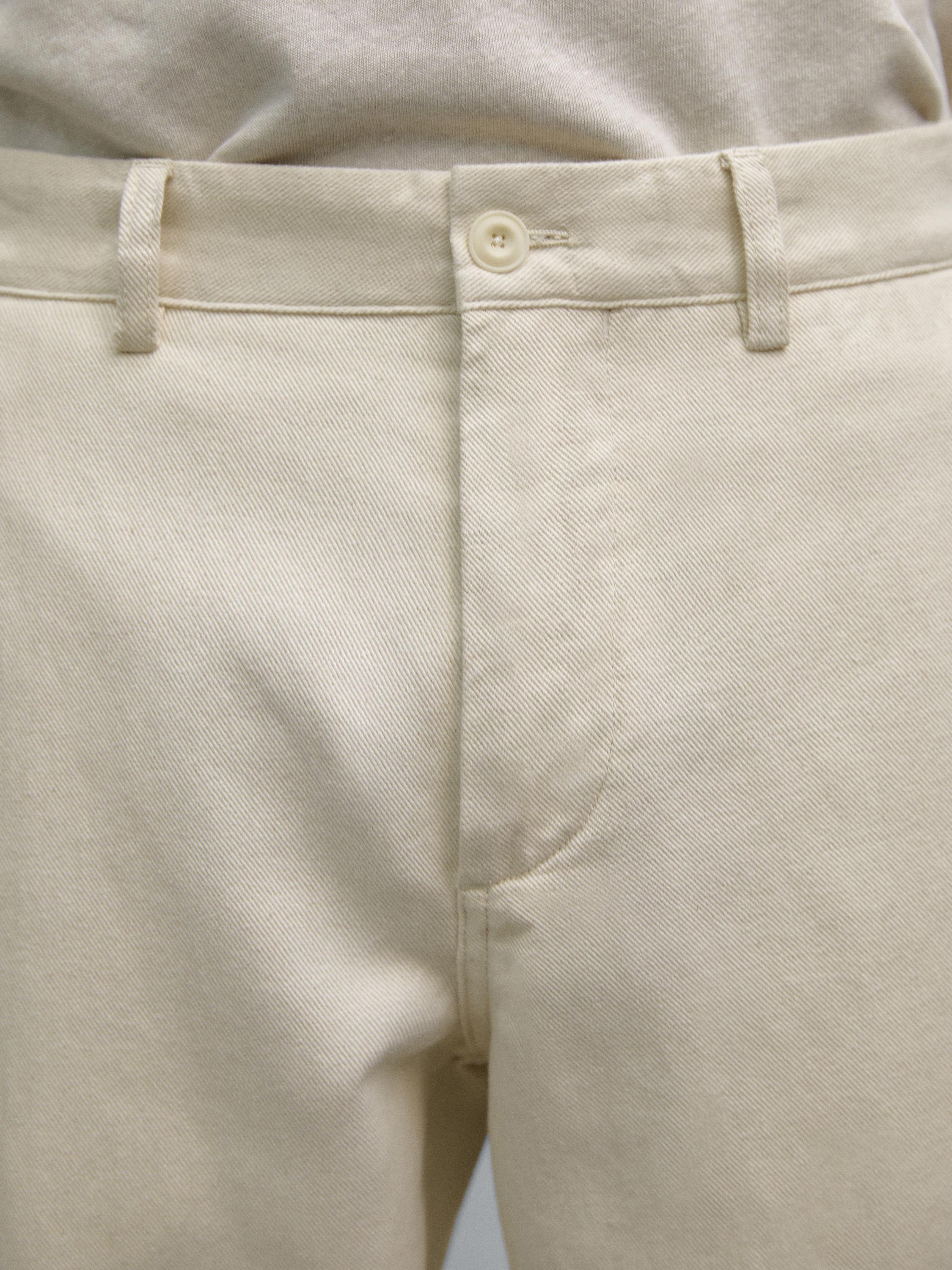 Tapered fit trousers