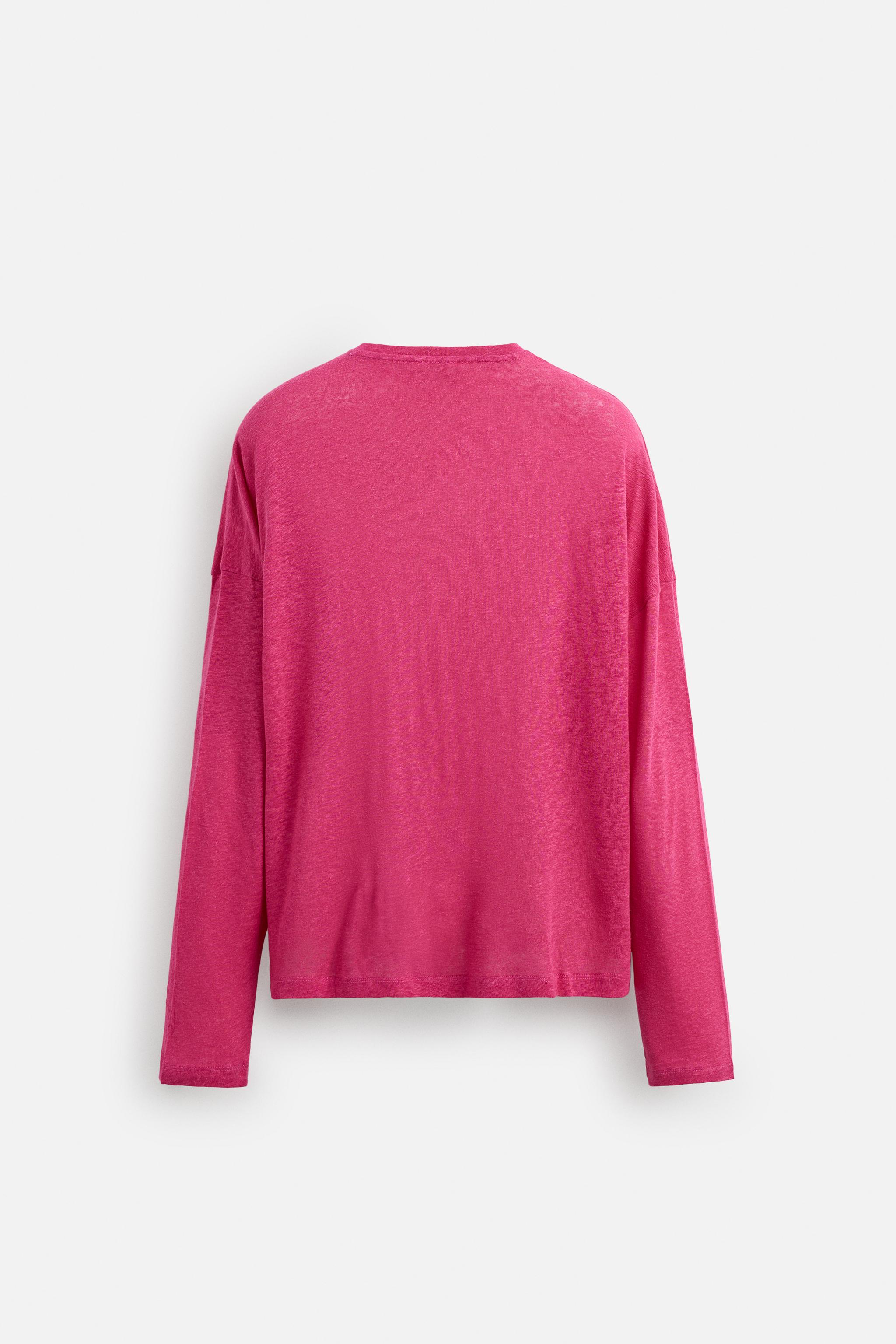 VISCOSE LINEN T-SHIRT