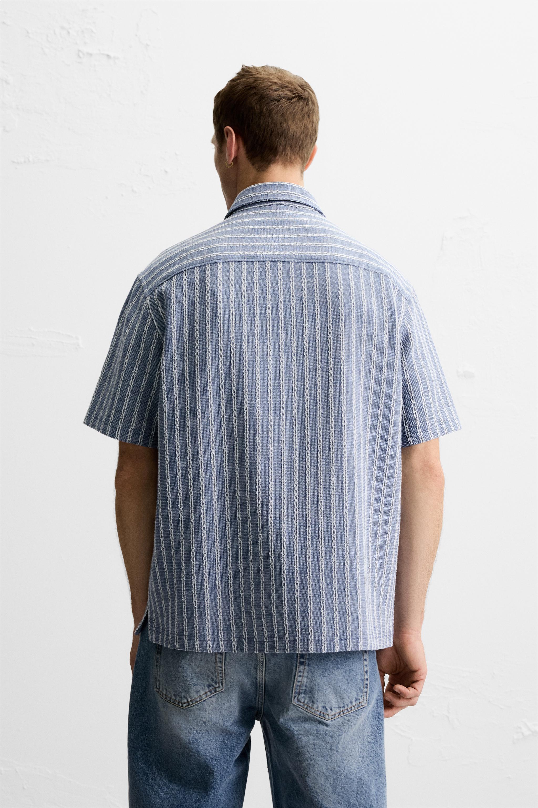 STRIPED JACQUARD SHIRT