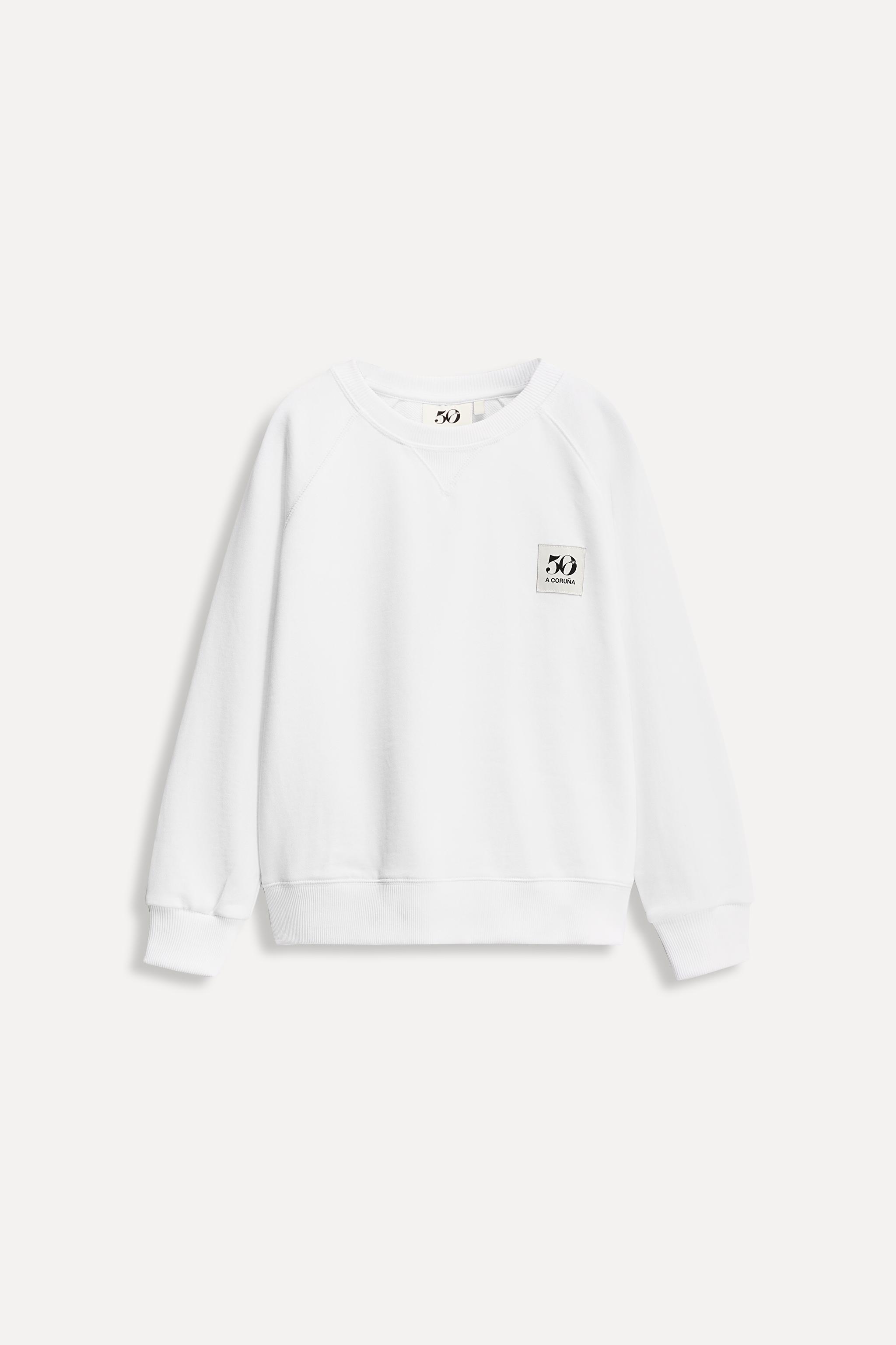AGES 6-14 / 50TH ANNIVERSARY LABEL POCKET SWEATSHIRT