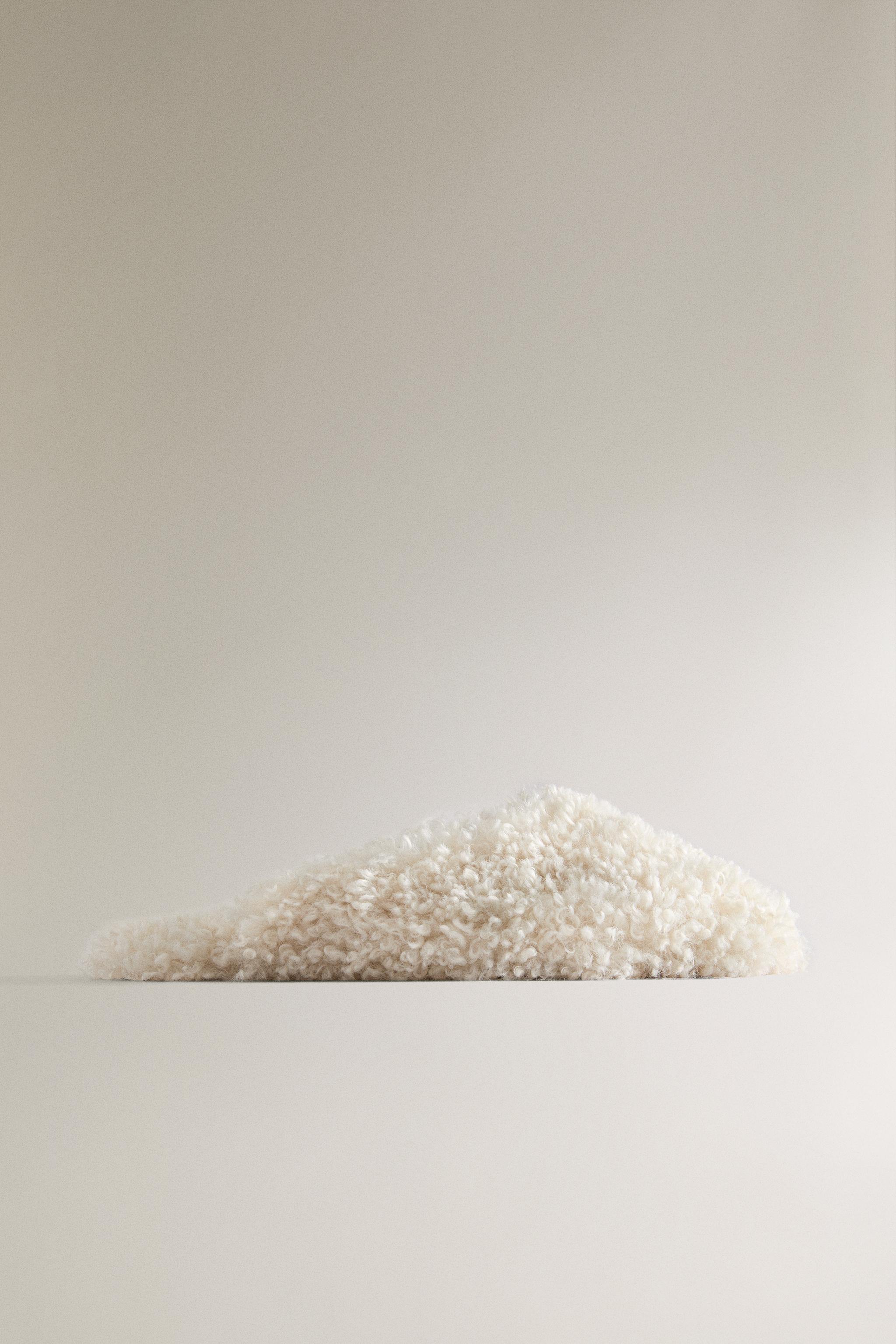 FAUX SHEARLING MULE SLIPPERS