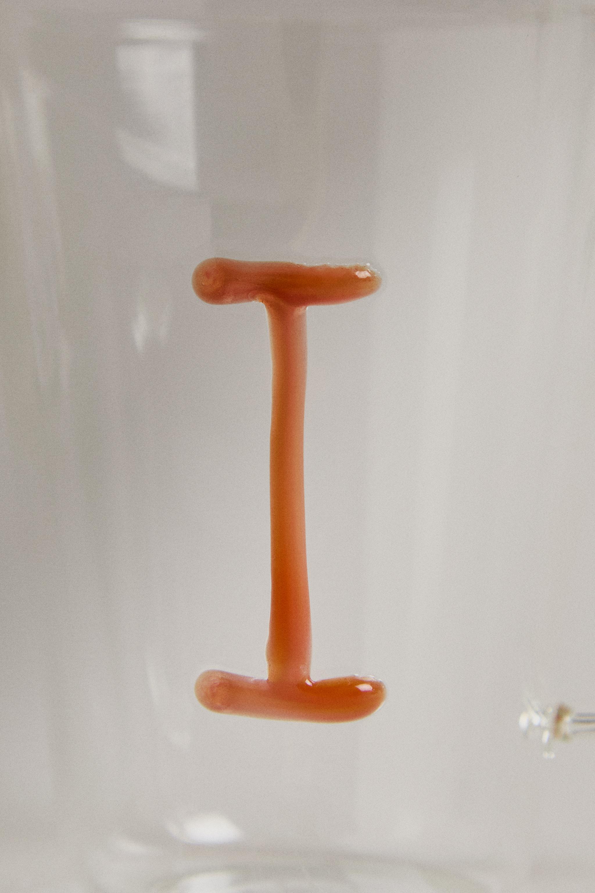 BOROSILICATE MUG WITH INITIAL I