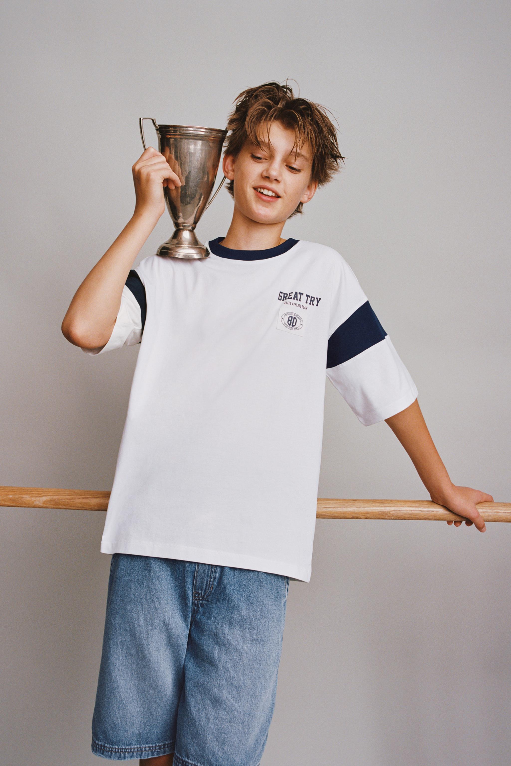 JOGGING TEXT T-SHIRT