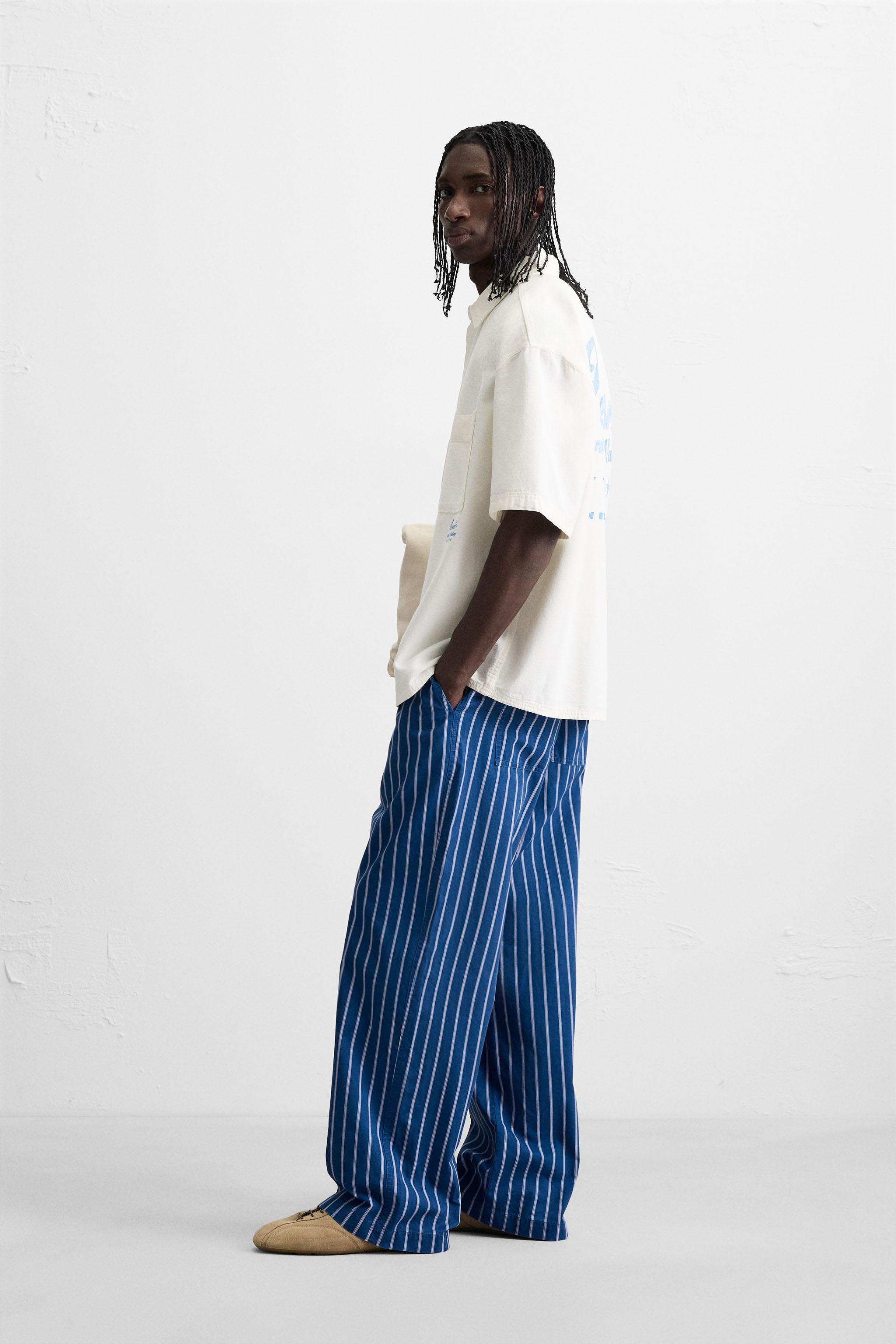 CONTRAST EMBROIDERY SHIRT