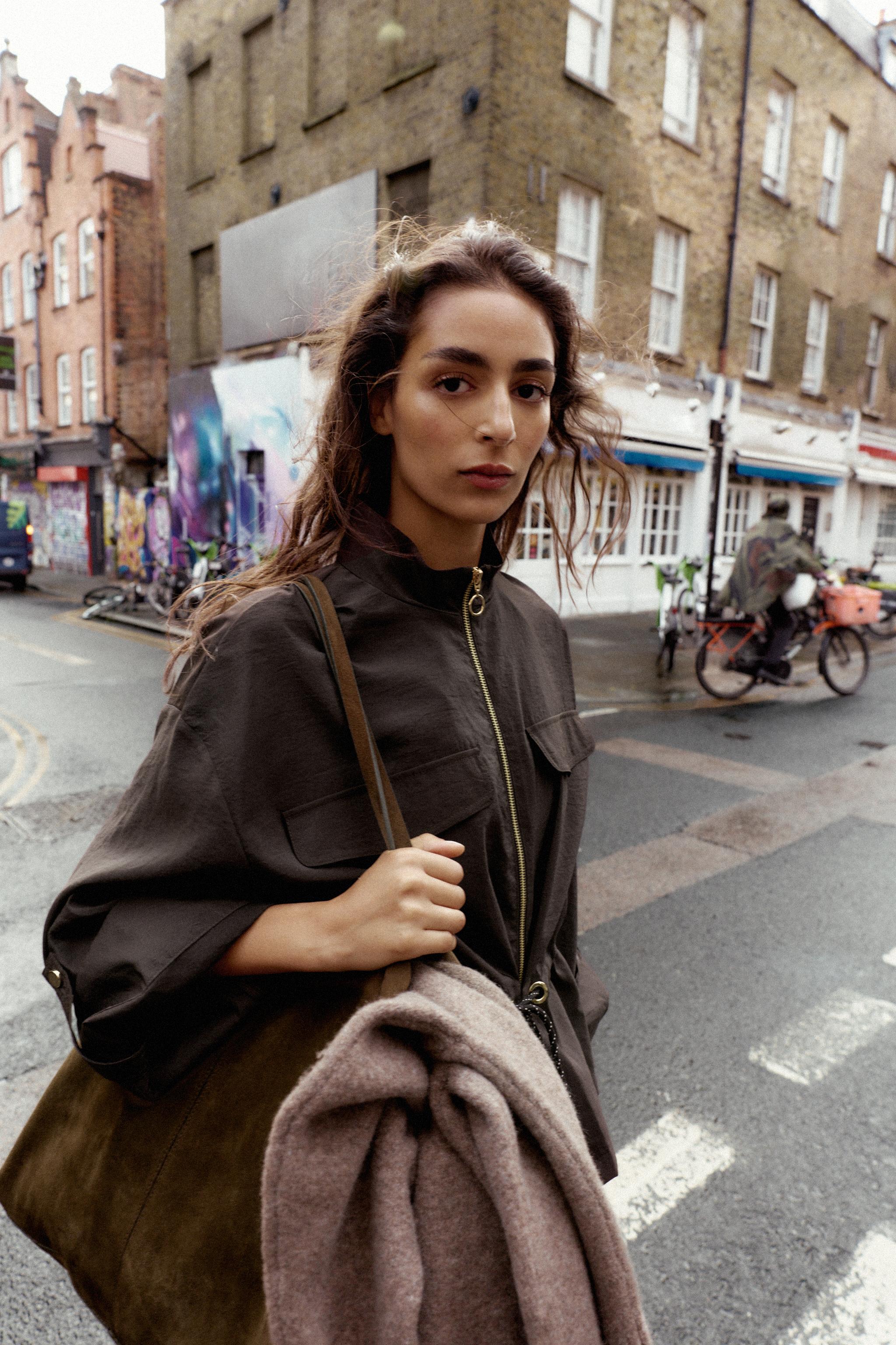 SAFARI JACKET WITH DRAWSTRING