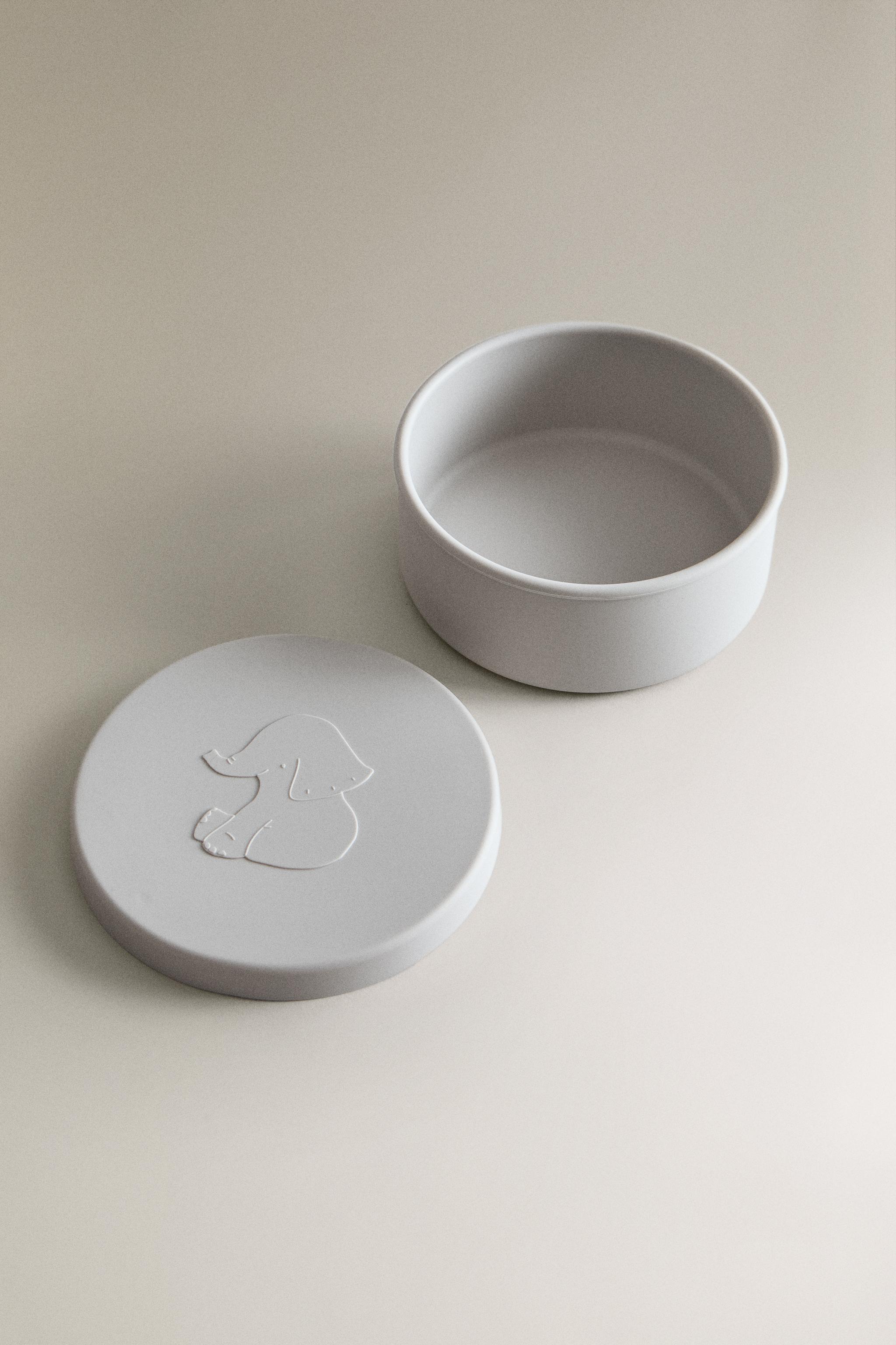 CHILDREN'S SILICONE ELEPHANT LUNCH BOX