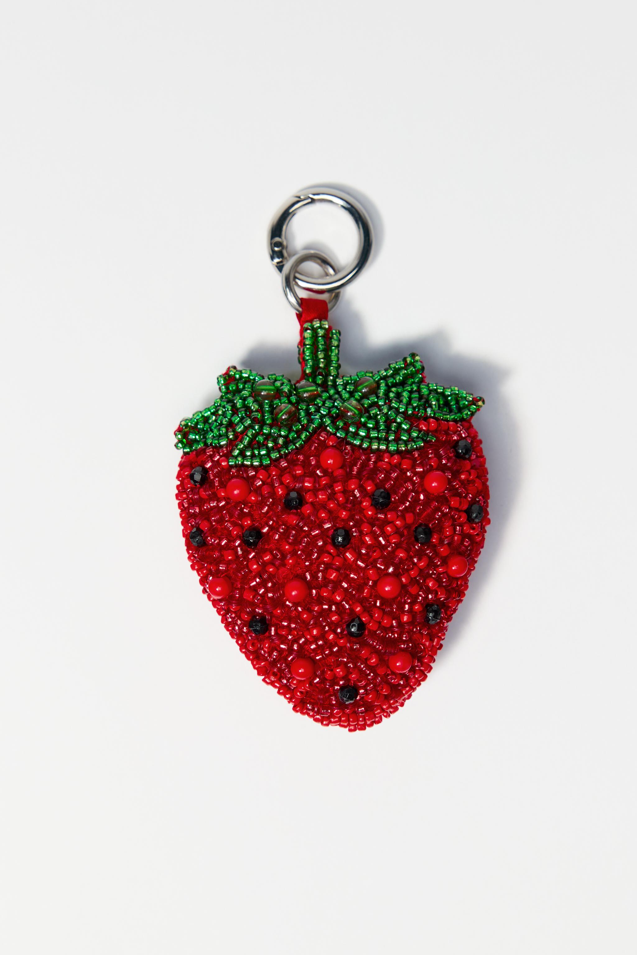 BEADED FRUIT CHARM