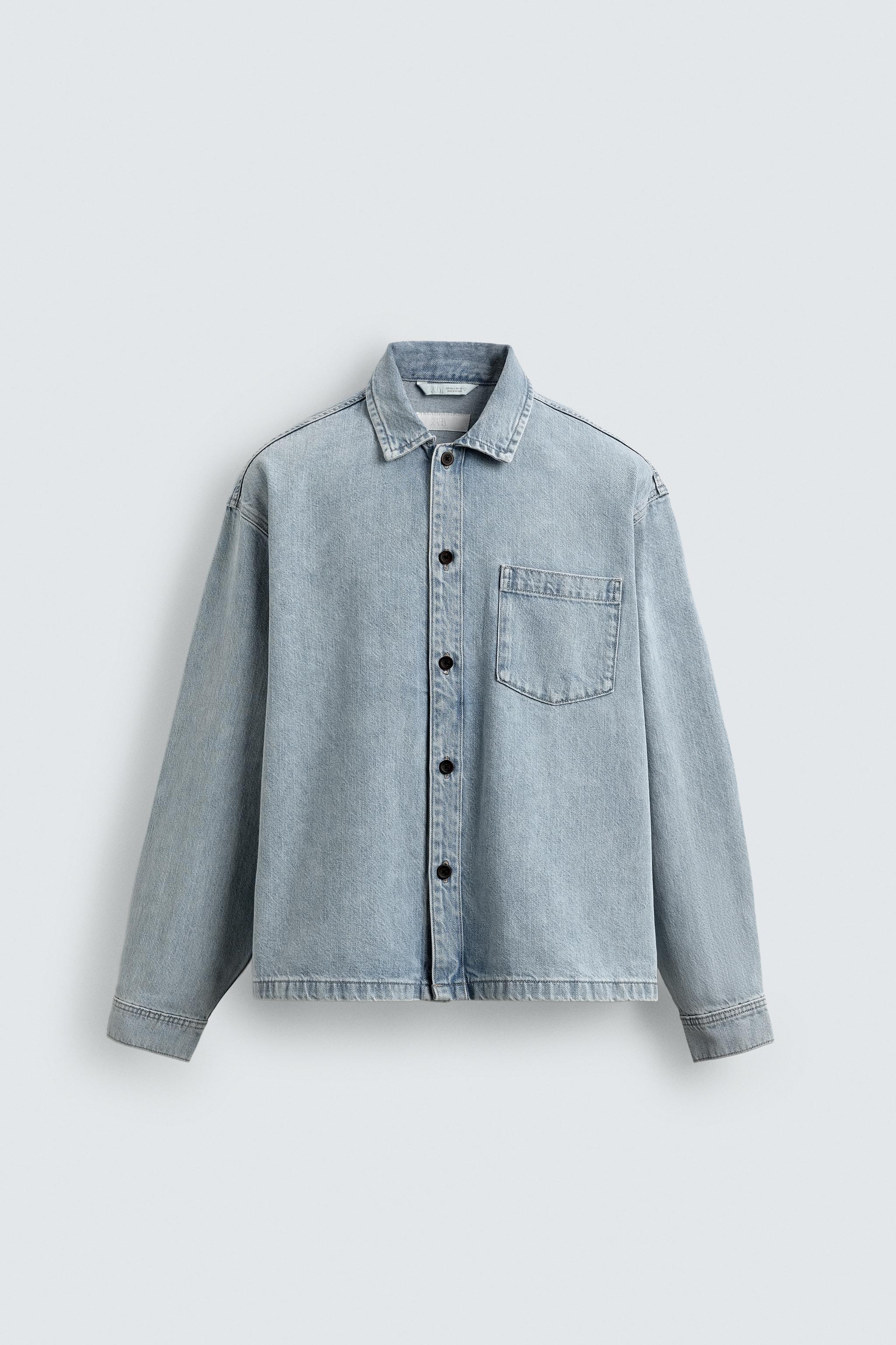 BOXY FIT DENIM SHIRT