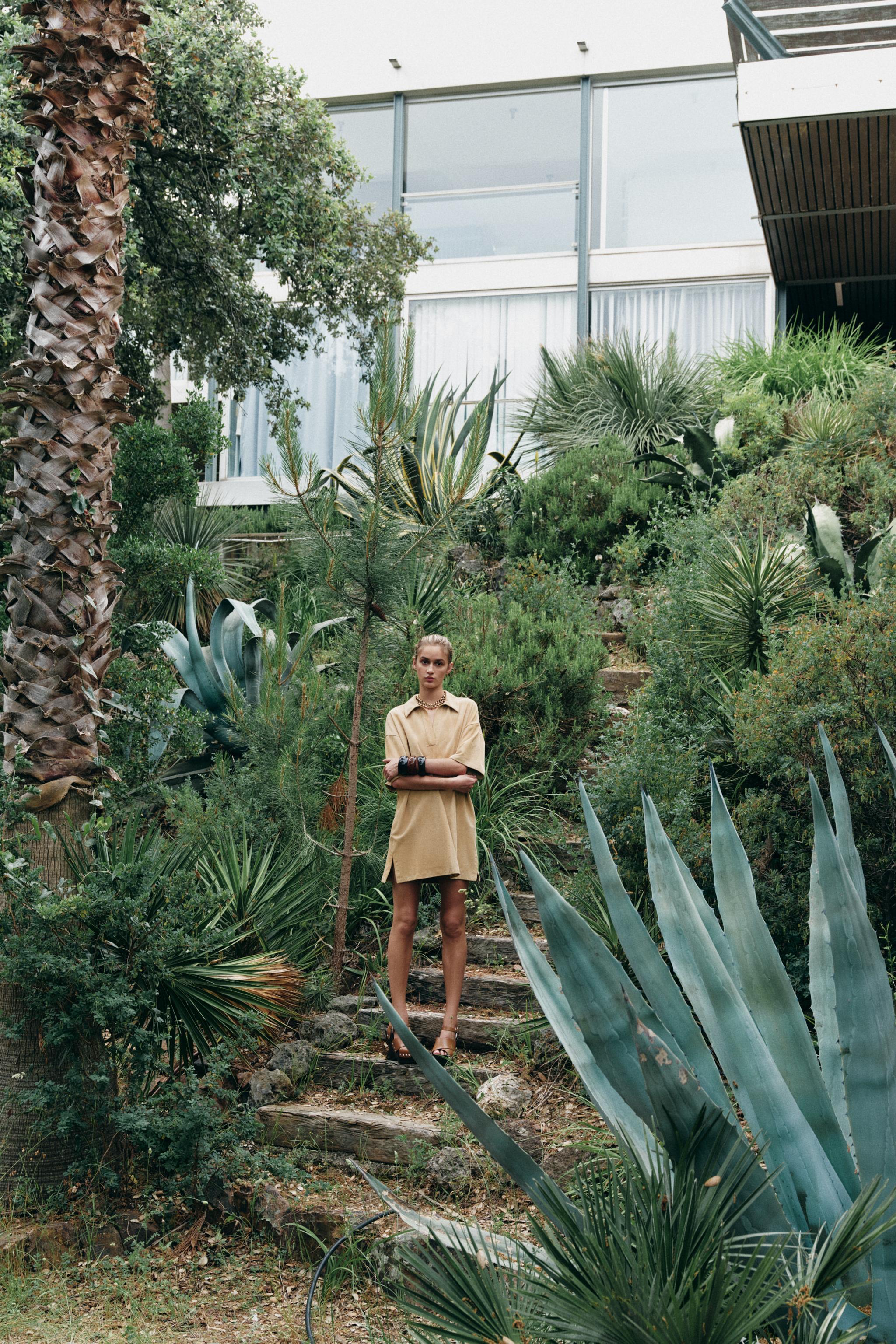 SUEDE LEATHER DRESS ZW COLLECTION LIMITED EDITION