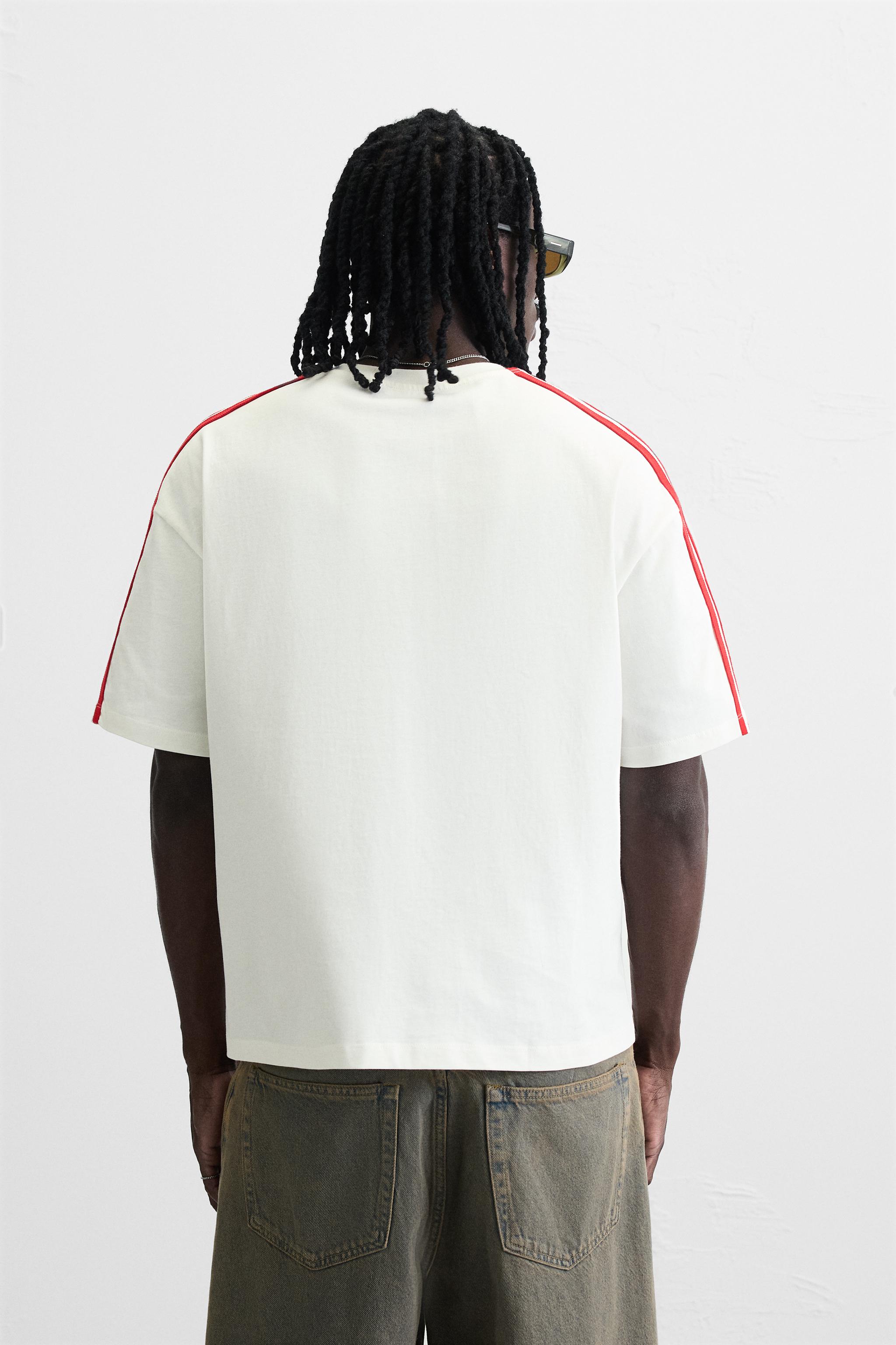 FLAG EMBROIDERY T-SHIRT