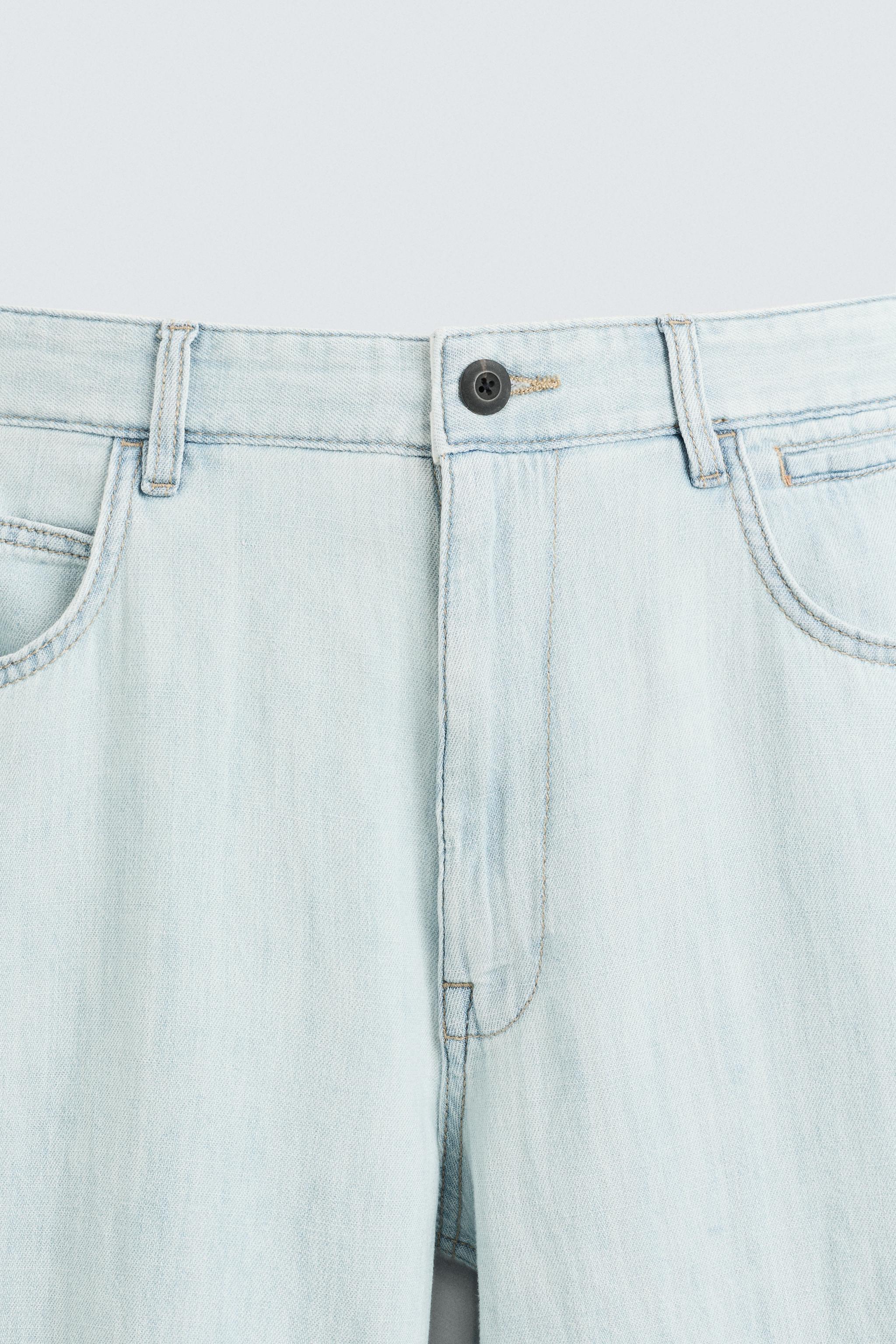 LIGHTWEIGHT LOOSE WIDE FIT JEANS