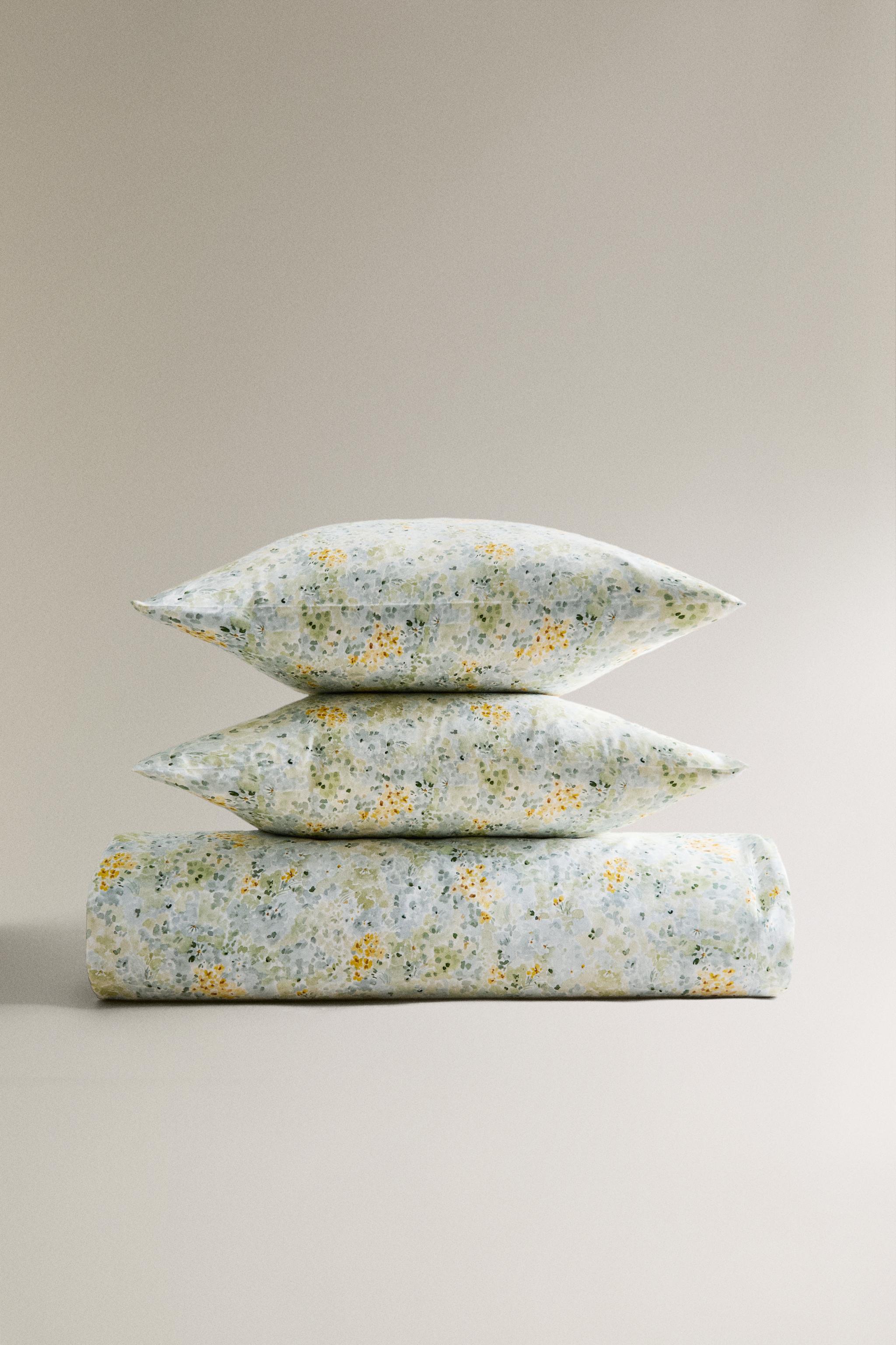 FLORAL PRINT DUVET COVER