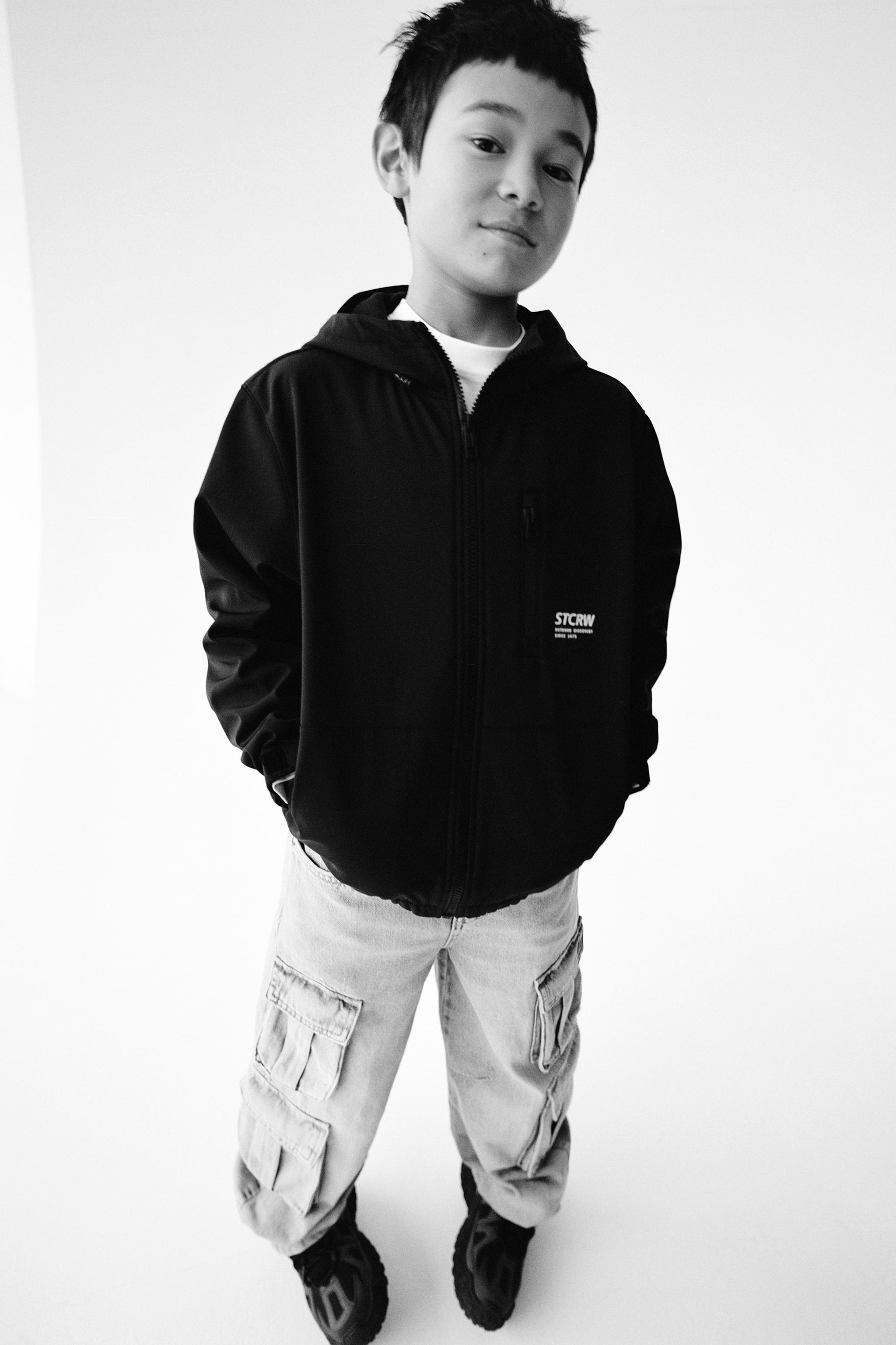 WATER REPELLENT HOODED LINED TECHNICAL JACKET