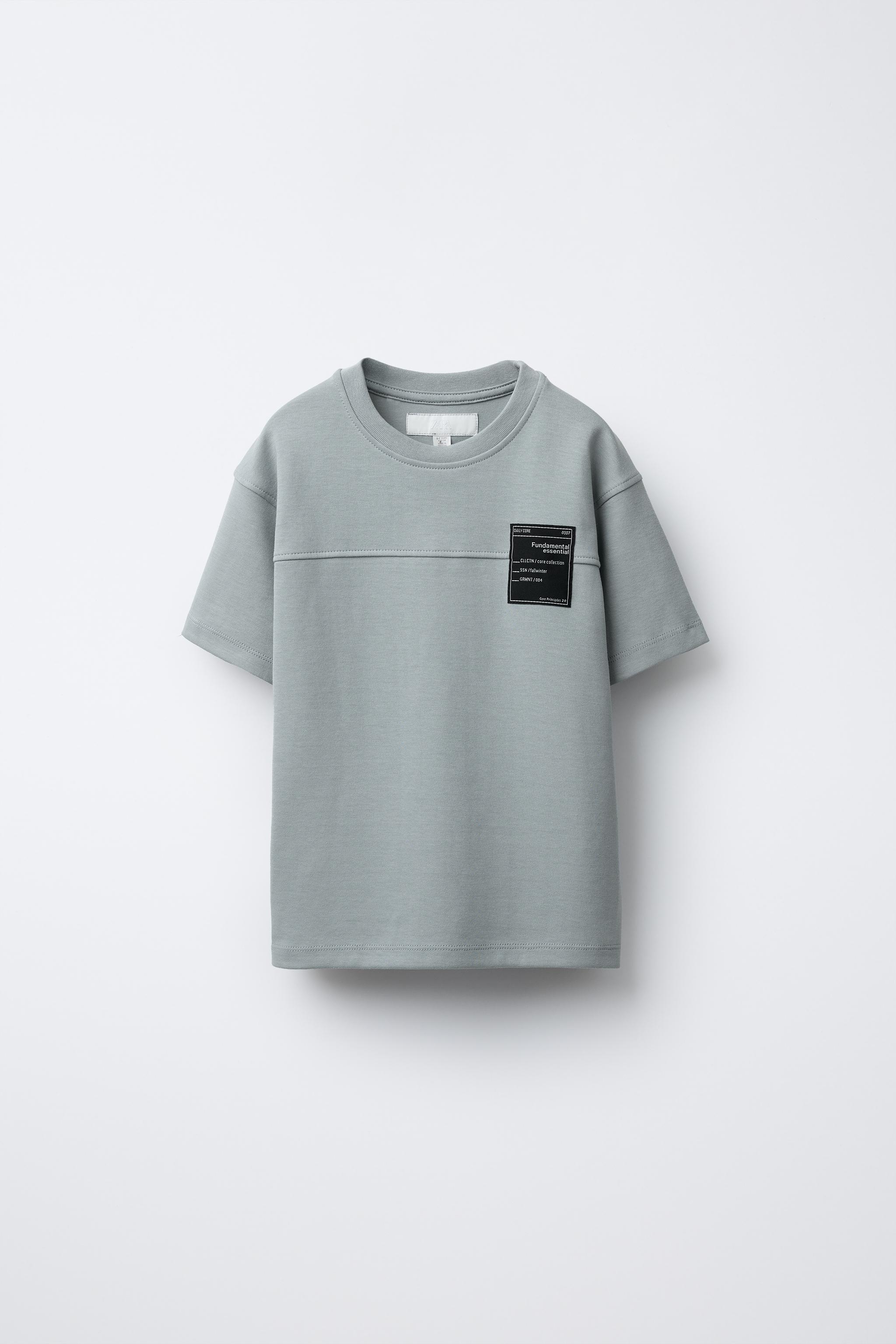 LABEL INTERLOCK T-SHIRT AND BERMUDA SET