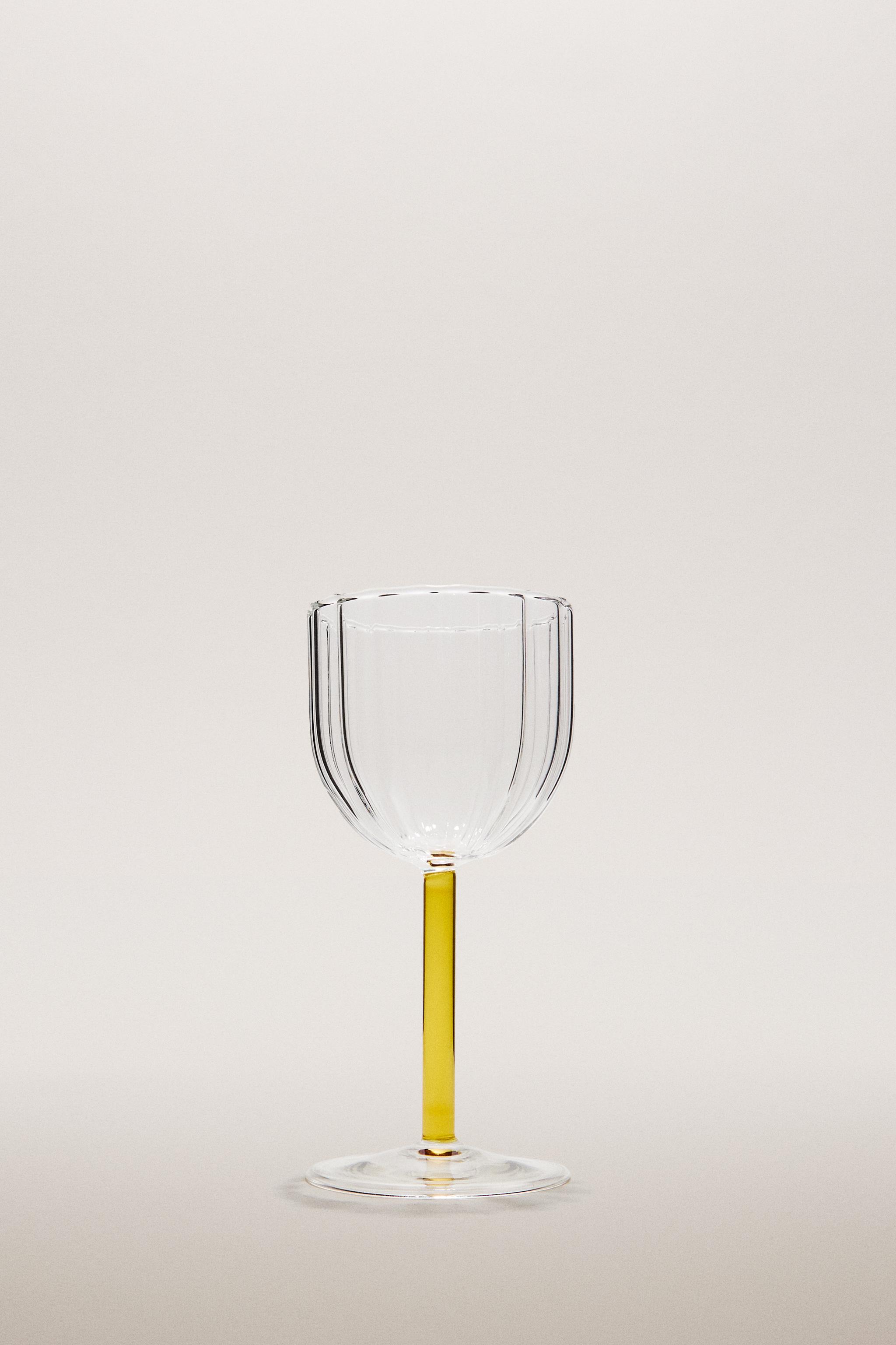 BOROSILICATE GLASS WITH COLORED STEM