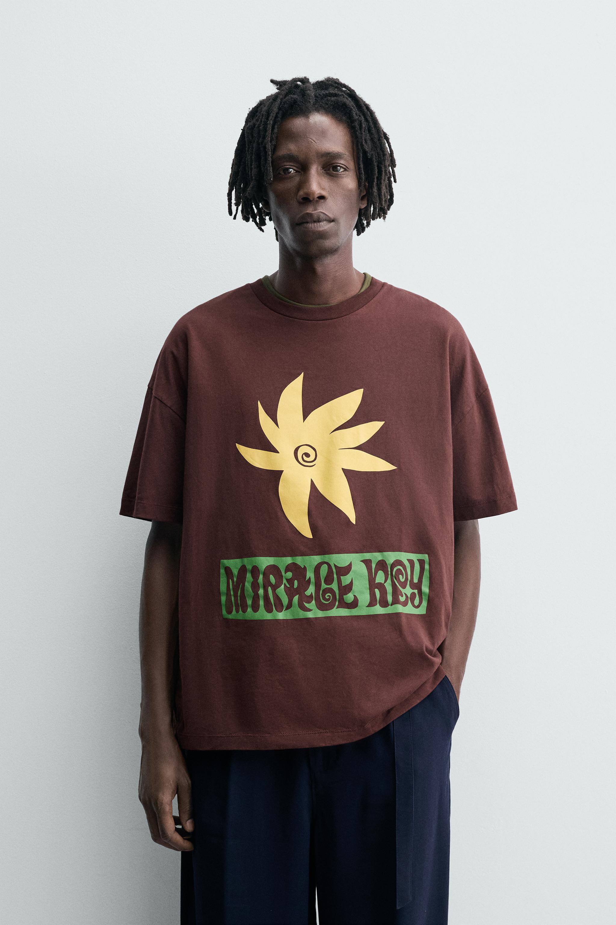 PRINTED TEXT T-SHIRT