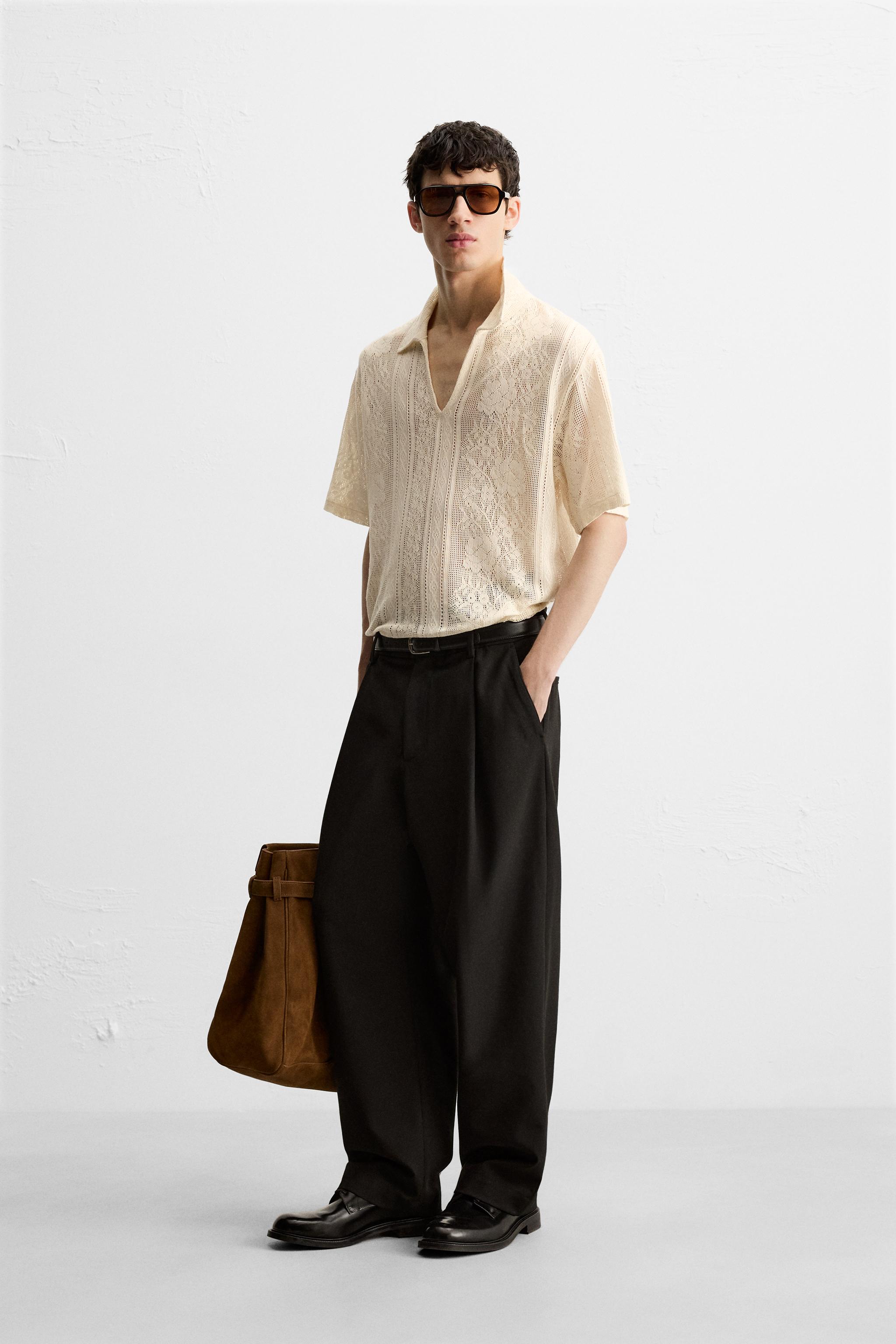 JACQUARD TEXTURED POLO