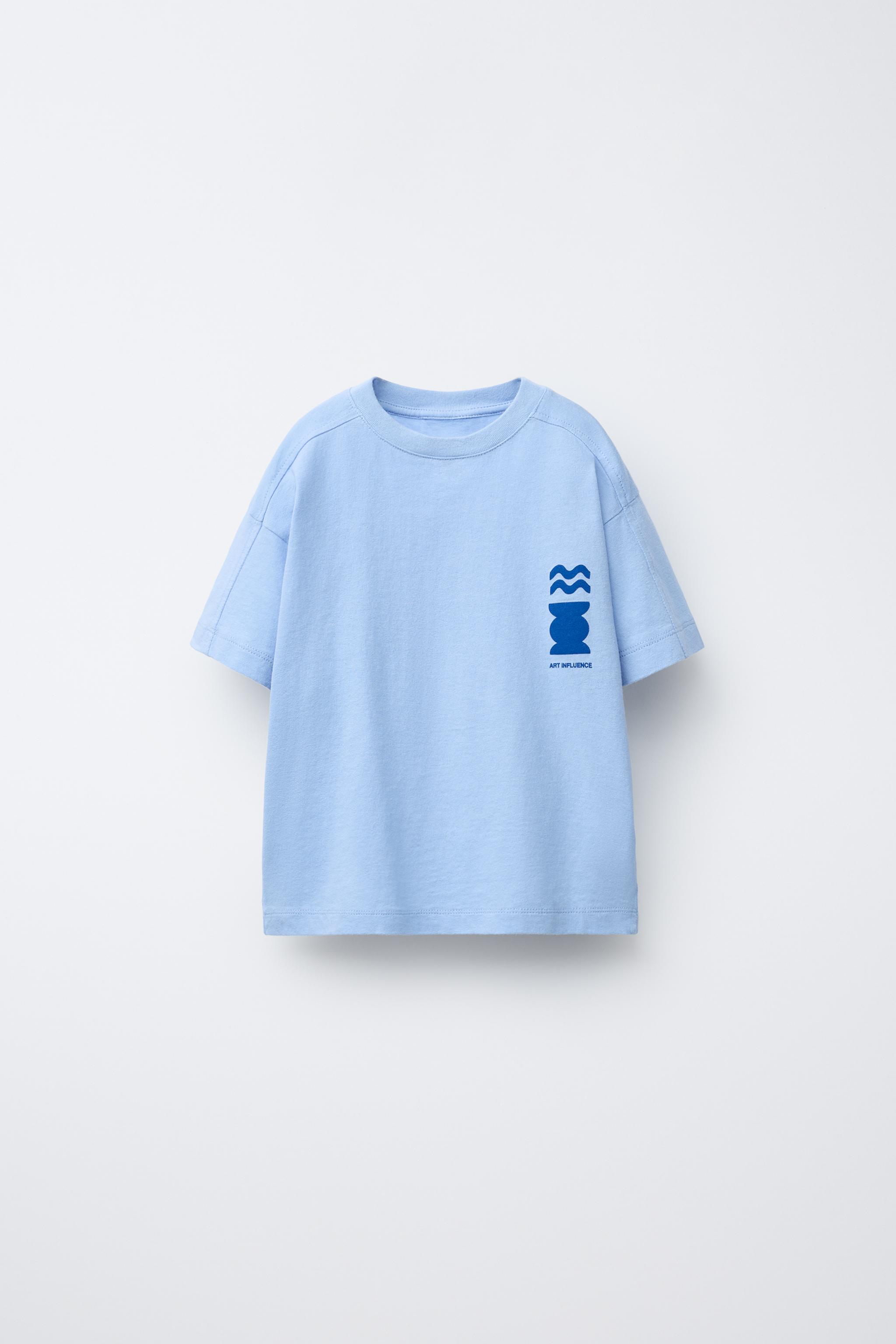 GARMENT-DYED PRINTED T-SHIRT