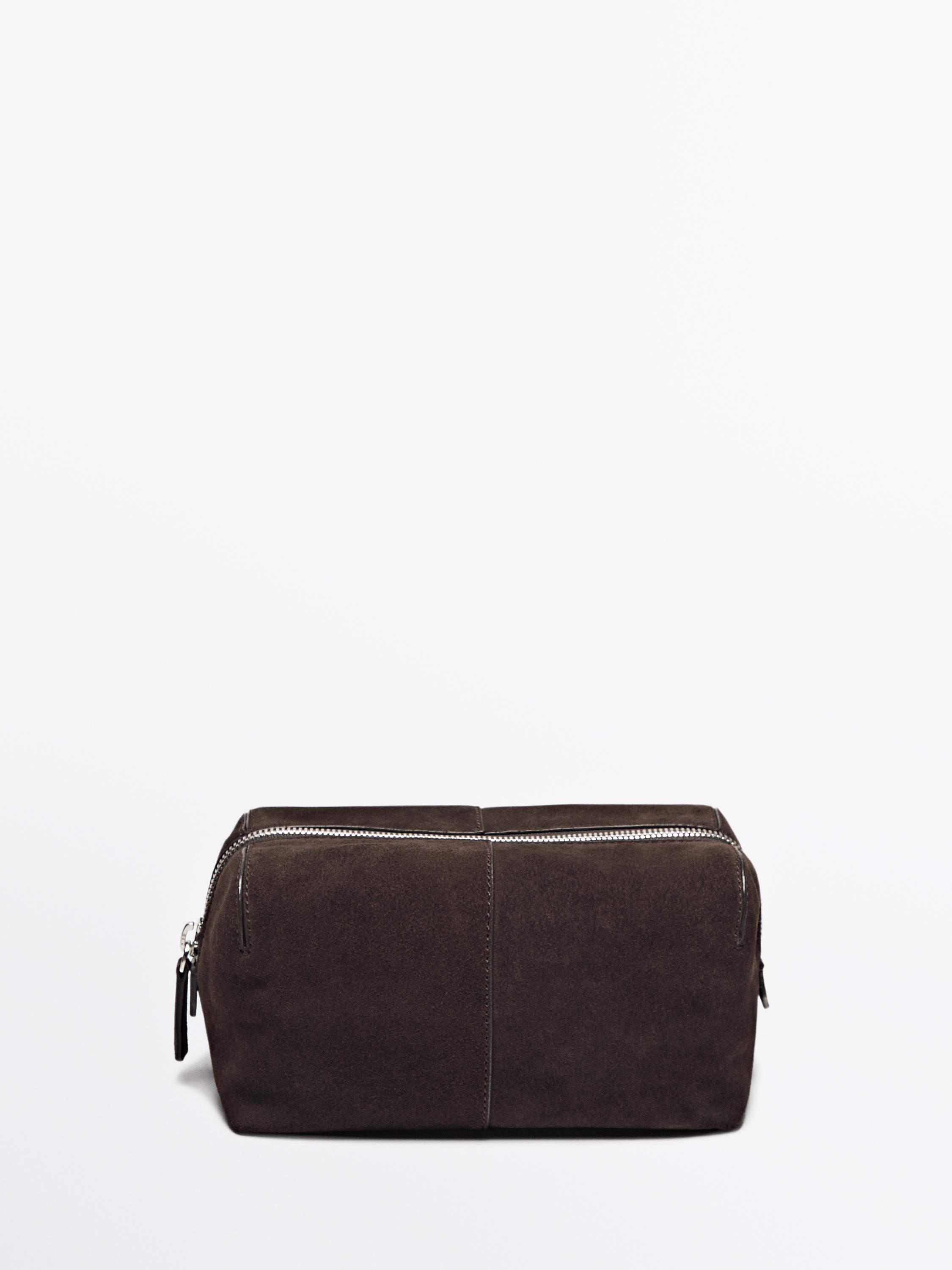 Nappa leather toiletry bag