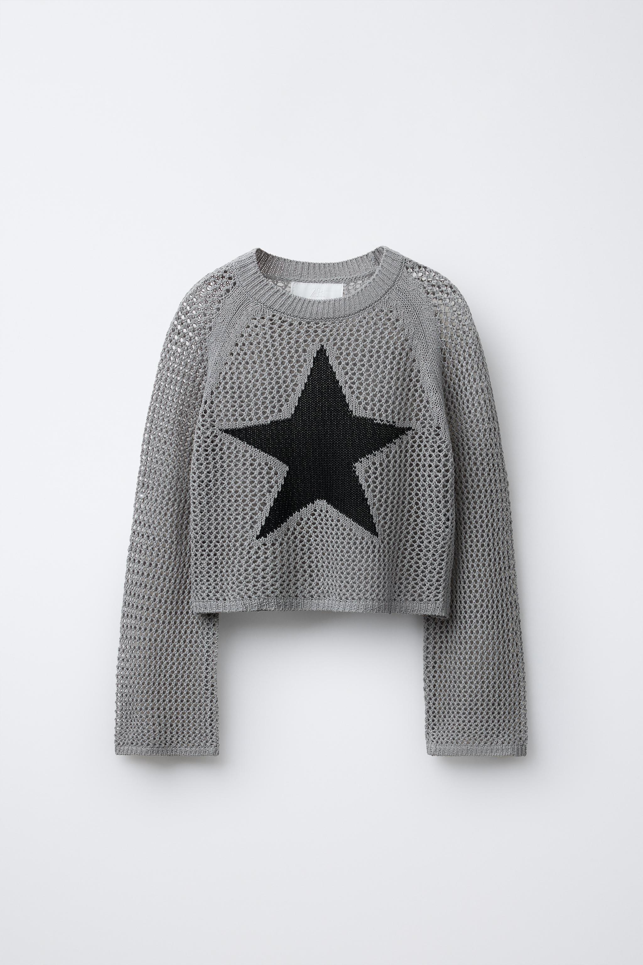 STAR MESH SWEATER