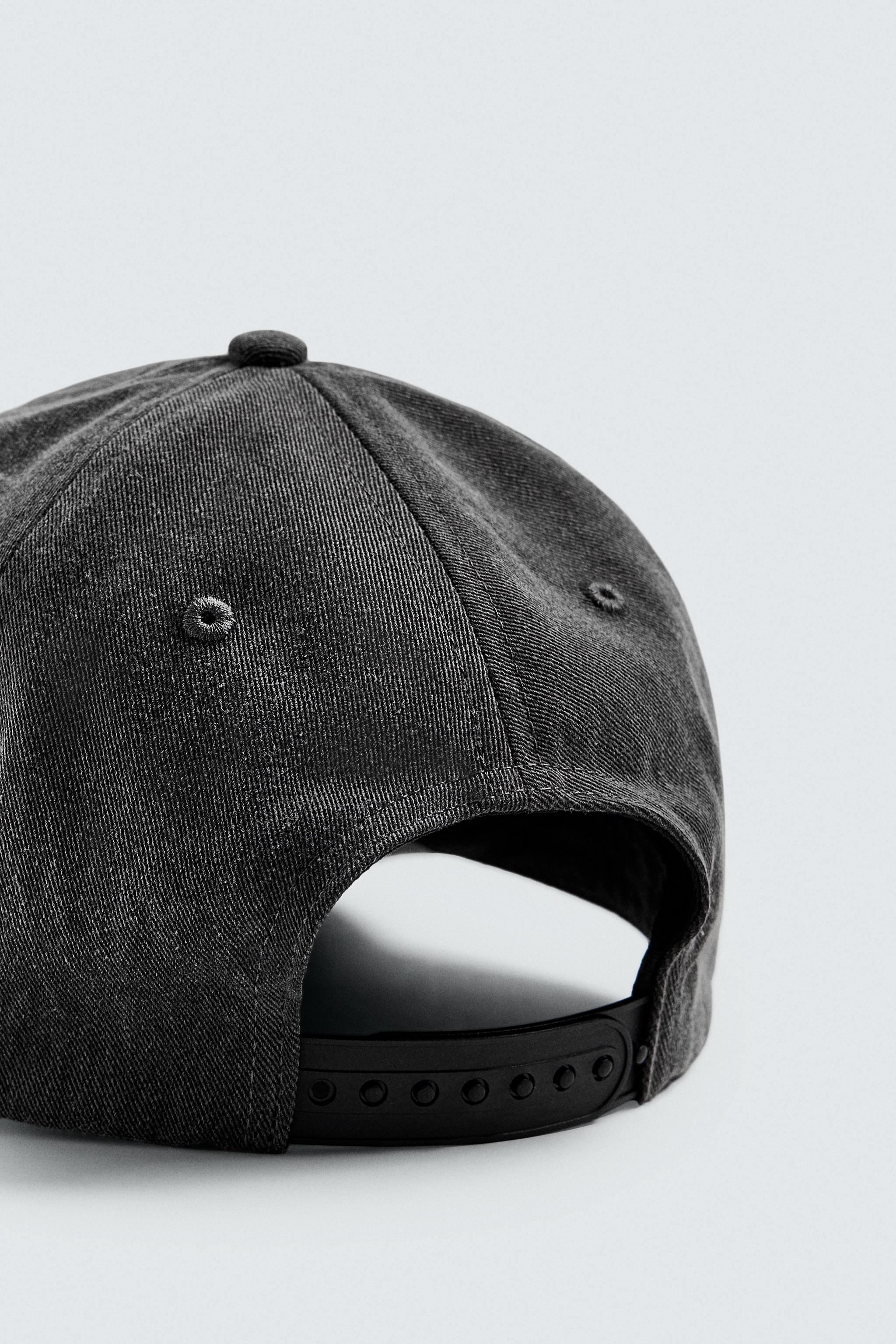 WASHED EMBROIDERY CAP