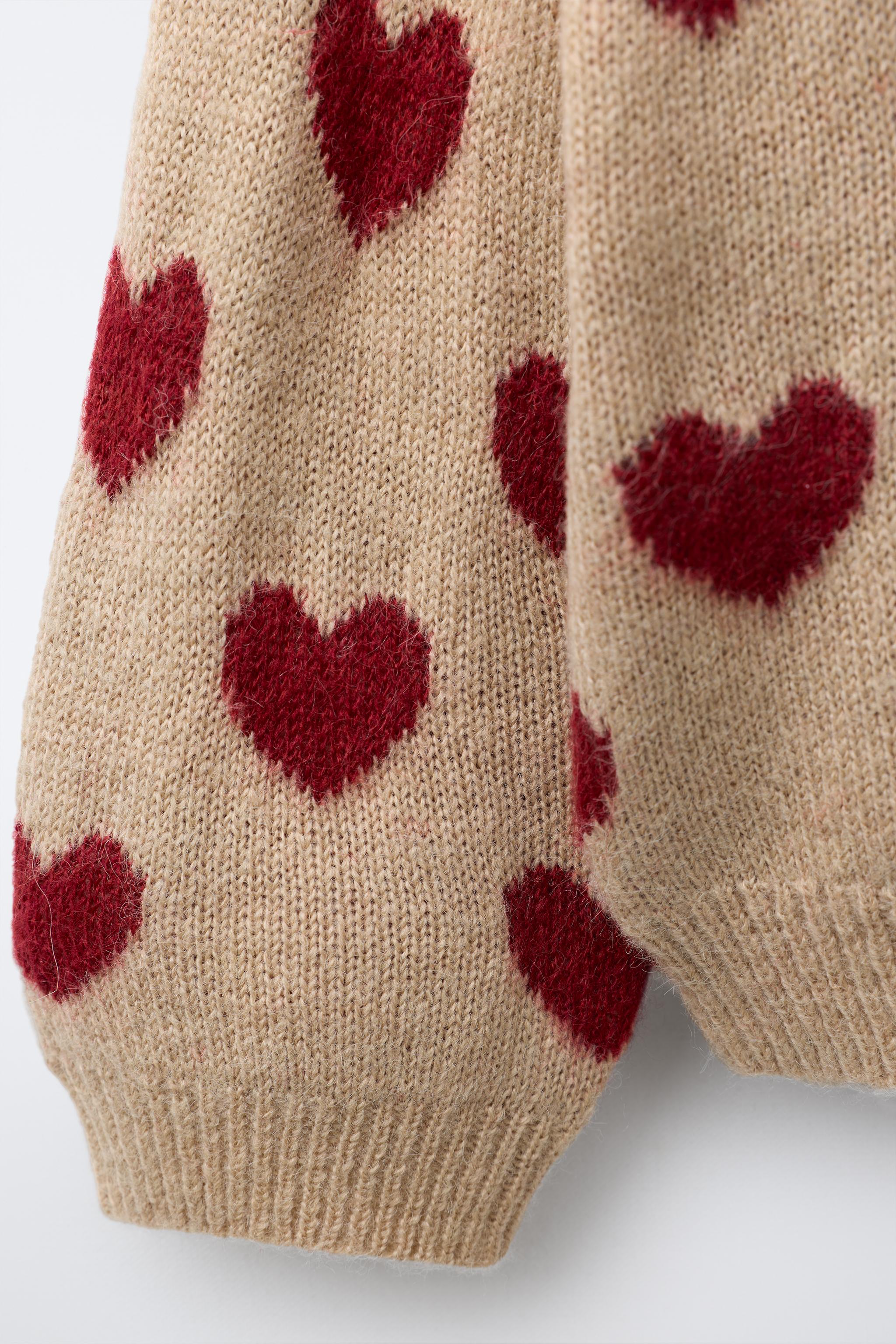 HEART KNIT SWEATER