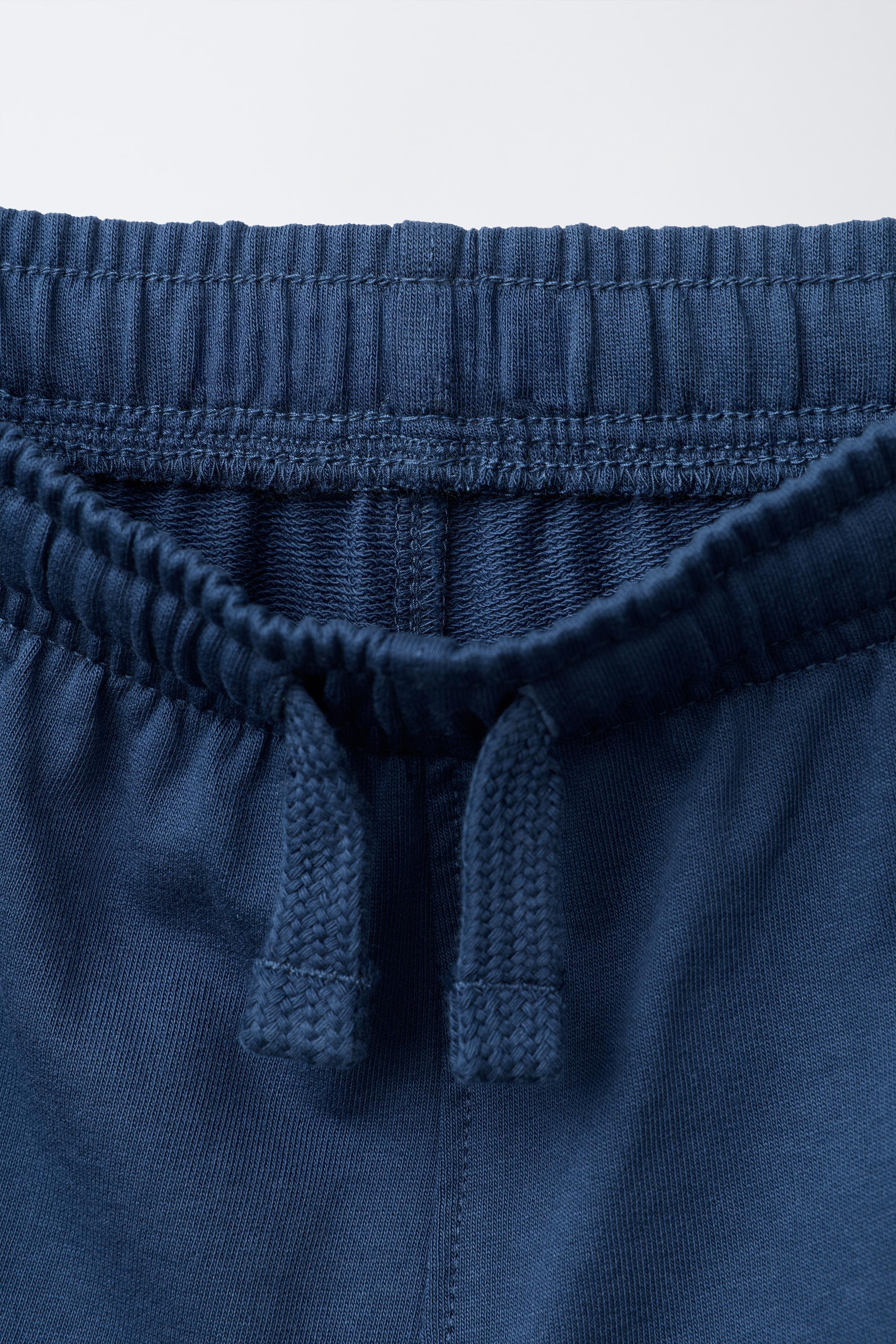 BASIC FLEECE T-SHIRT AND BERMUDA SET