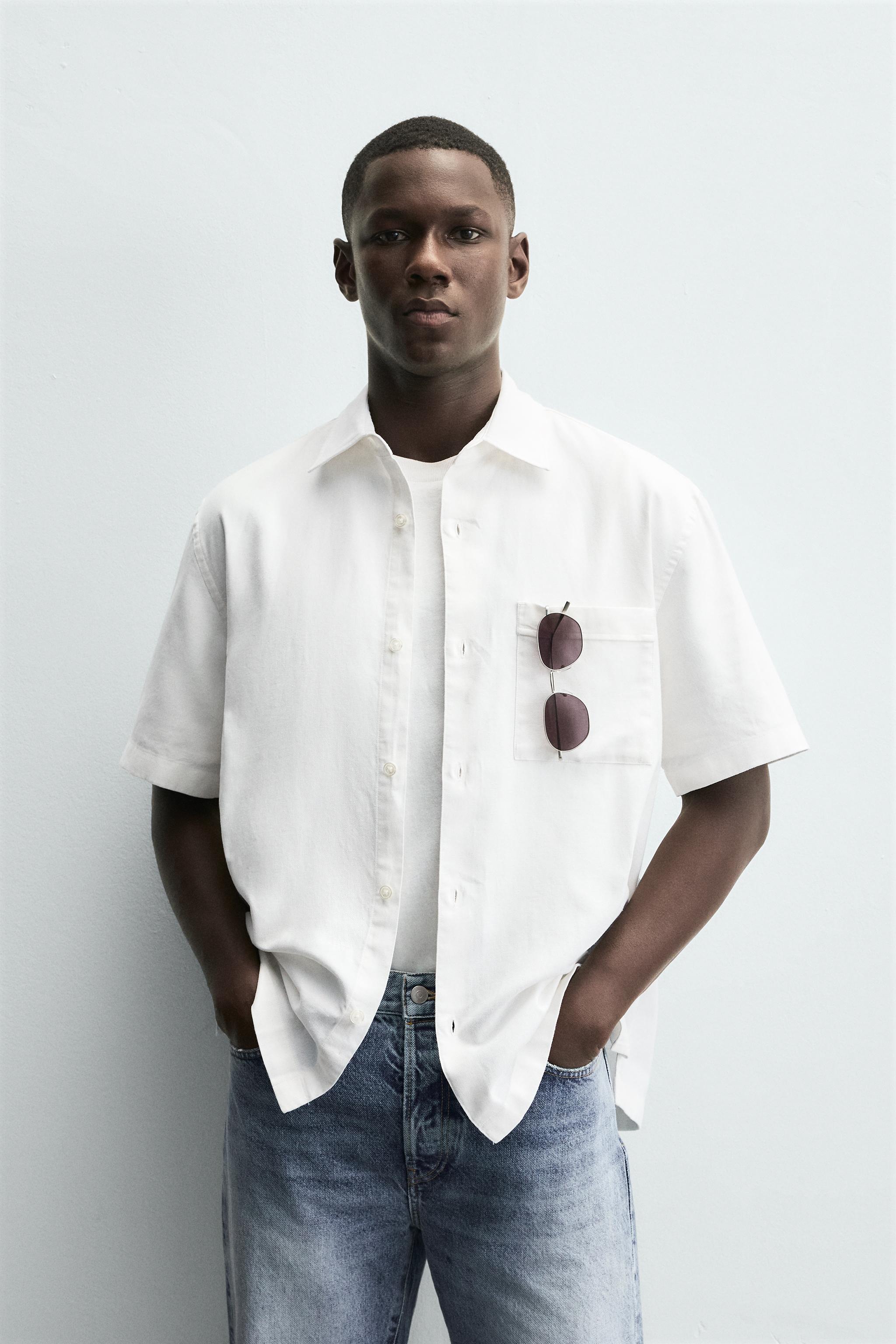 COTTON LINEN SHIRT