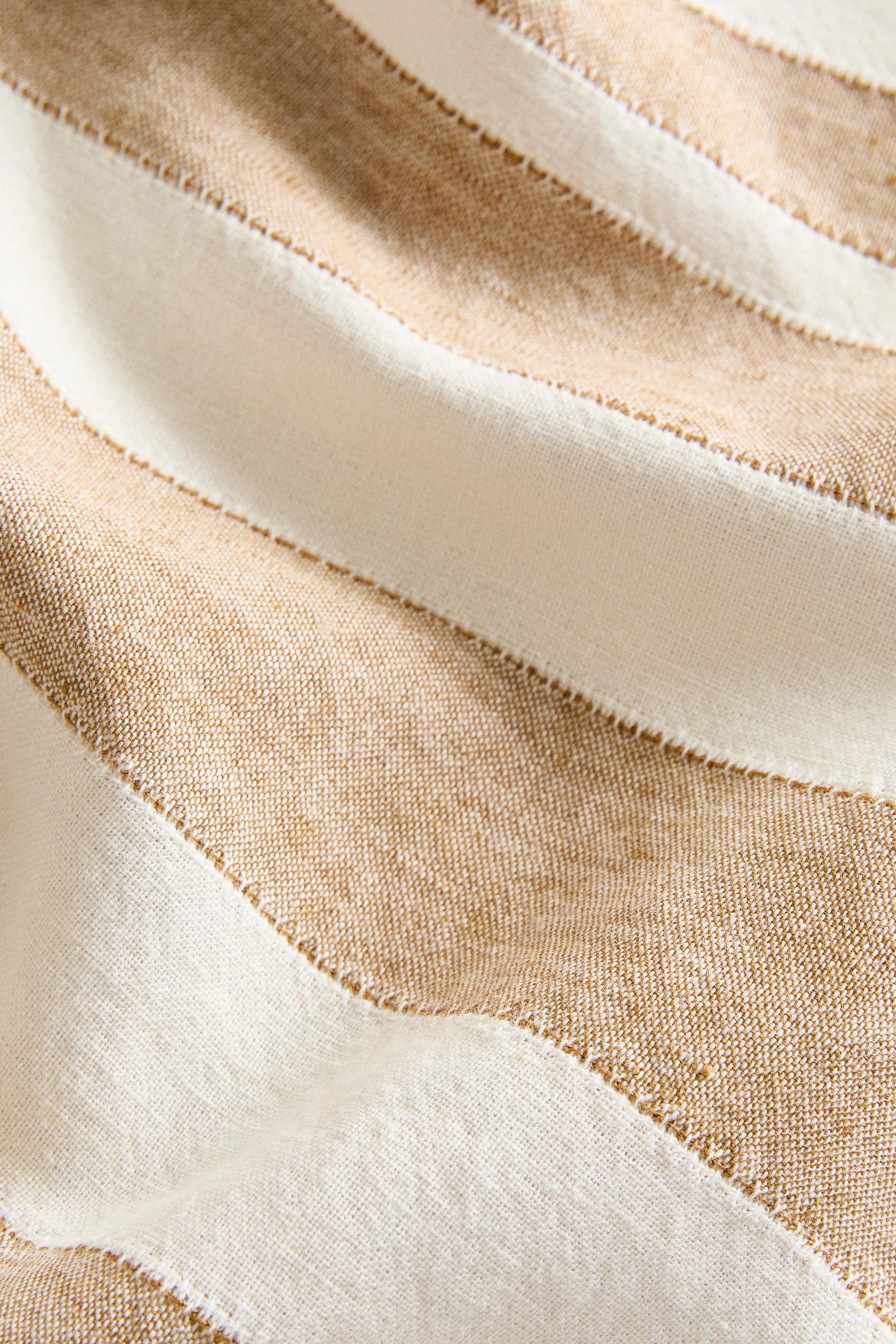 STRIPED LINEN TABLECLOTH