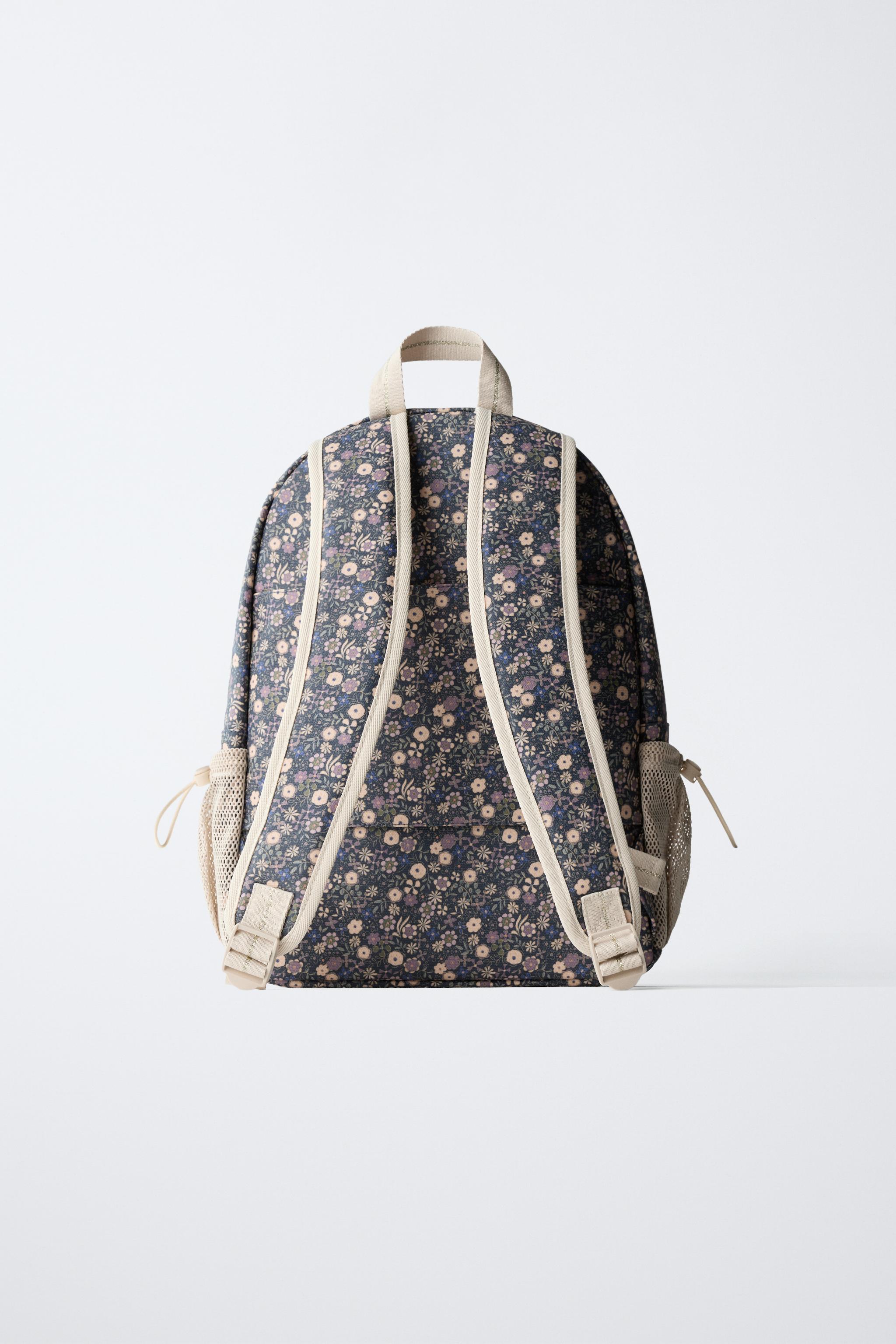 FLORAL SCHOOL BACKPACK
