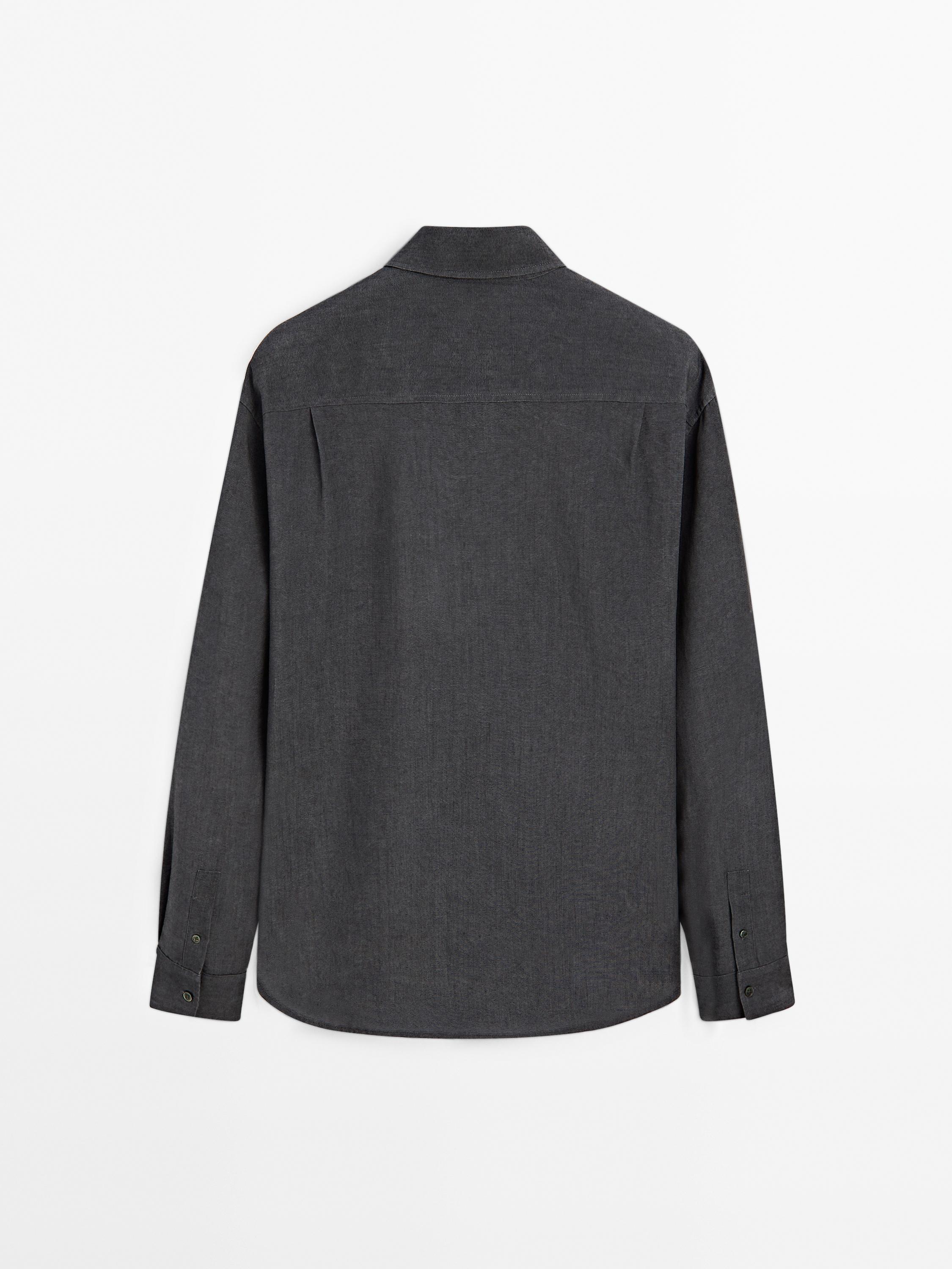 Regular fit flowing shirt