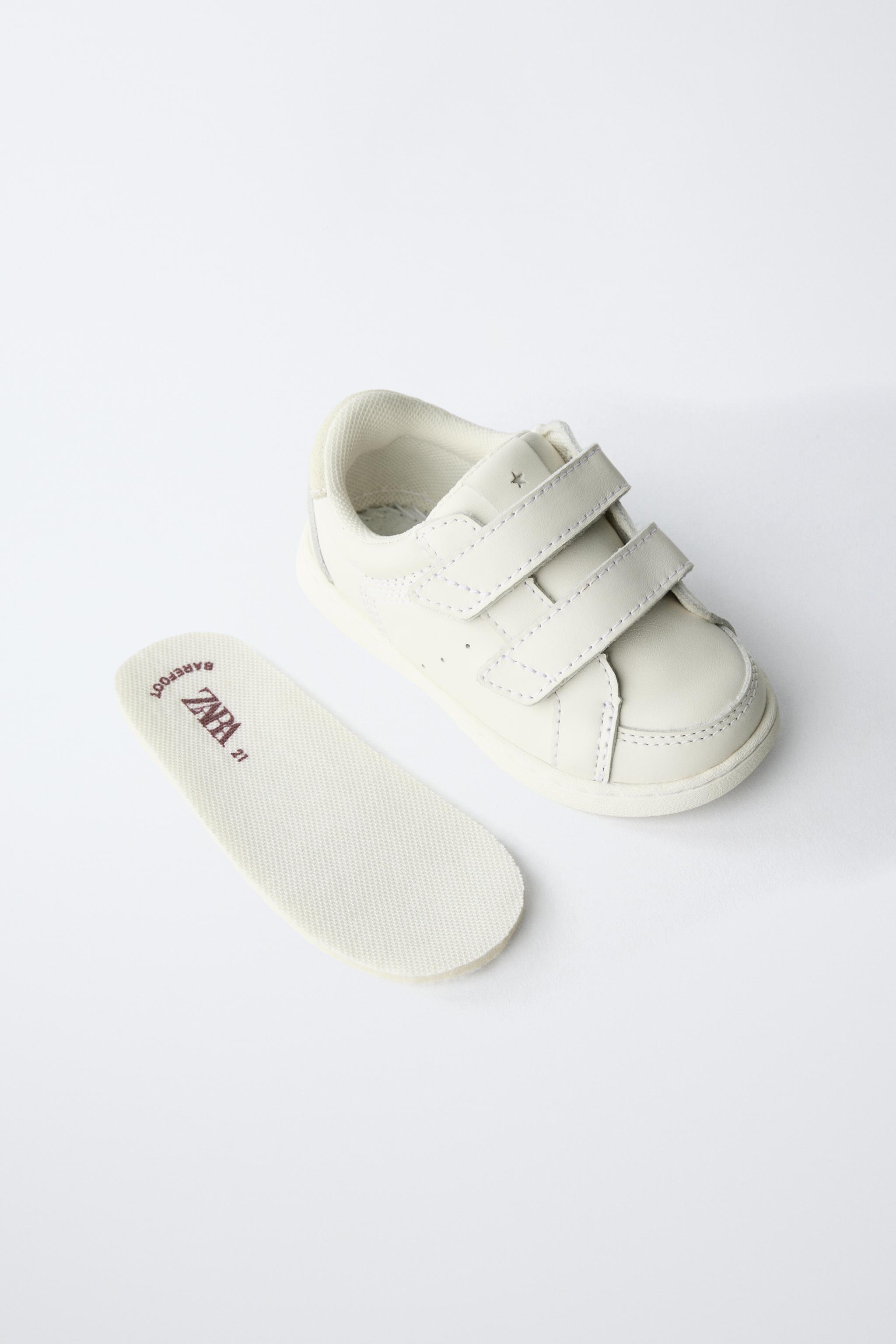 BAREFOOT LEATHER STRAP SNEAKERS