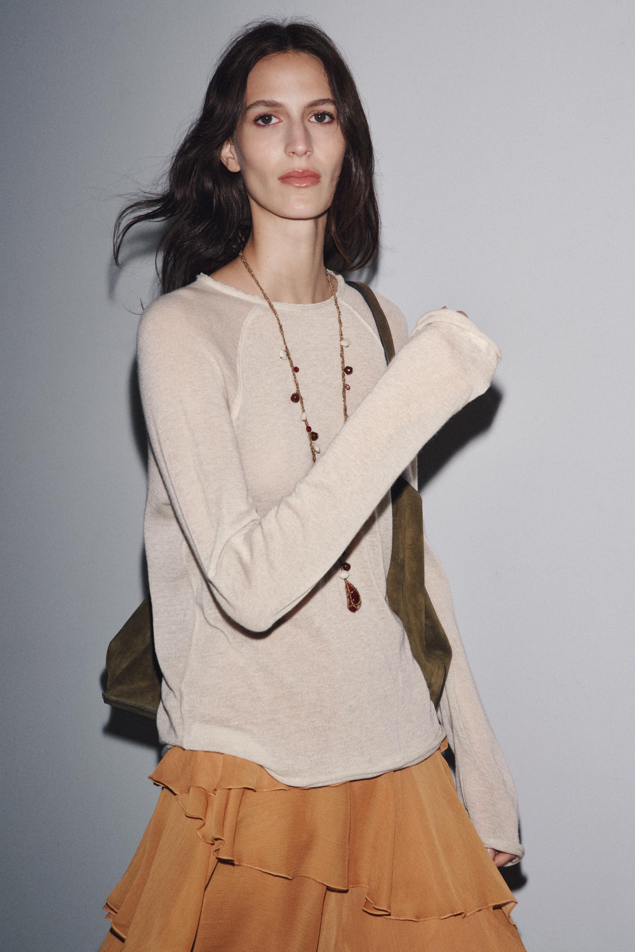 LONG SLEEVE T-SHIRT WITH WOOL