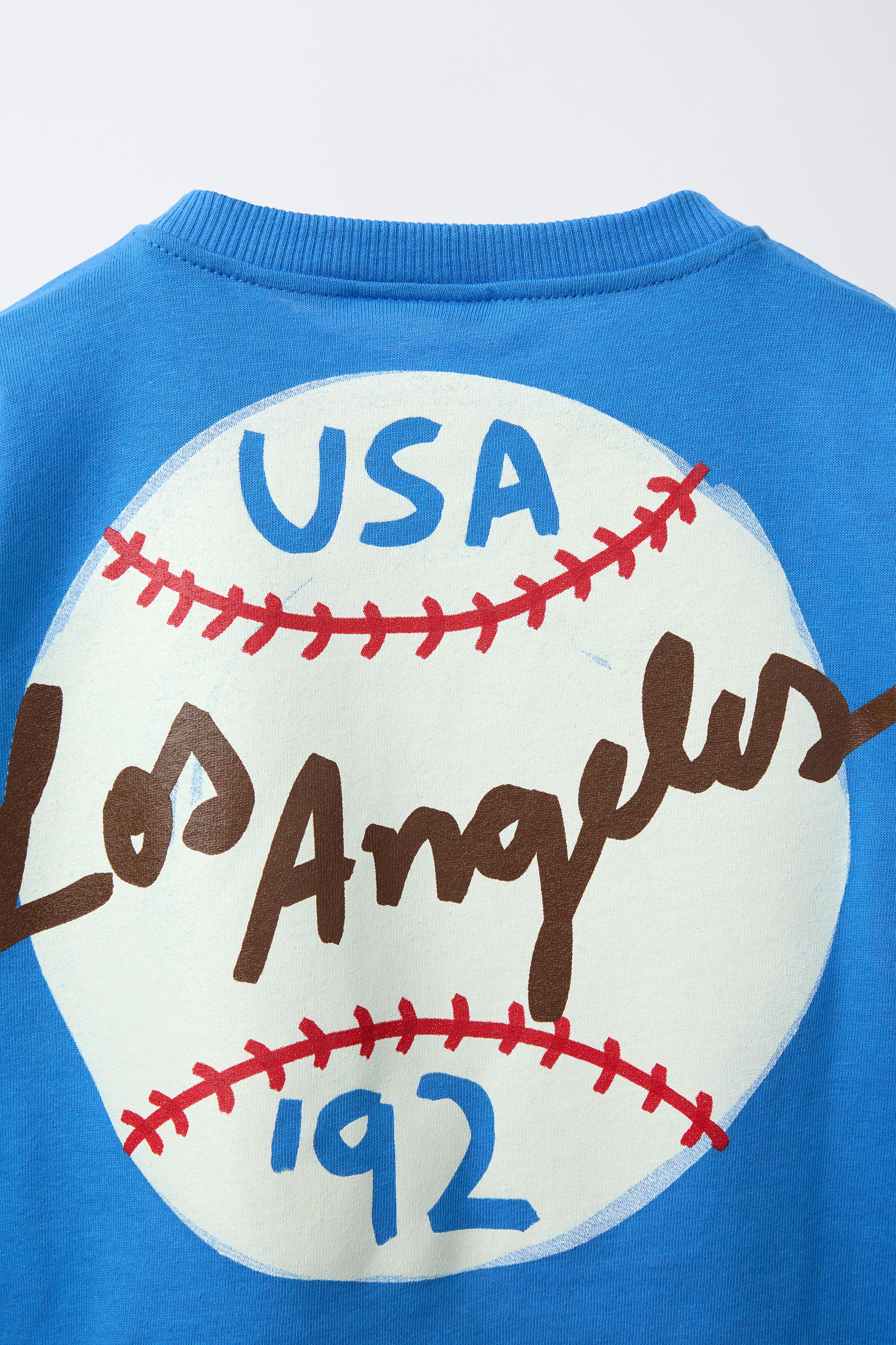 BASEBALL PRINT T-SHIRT