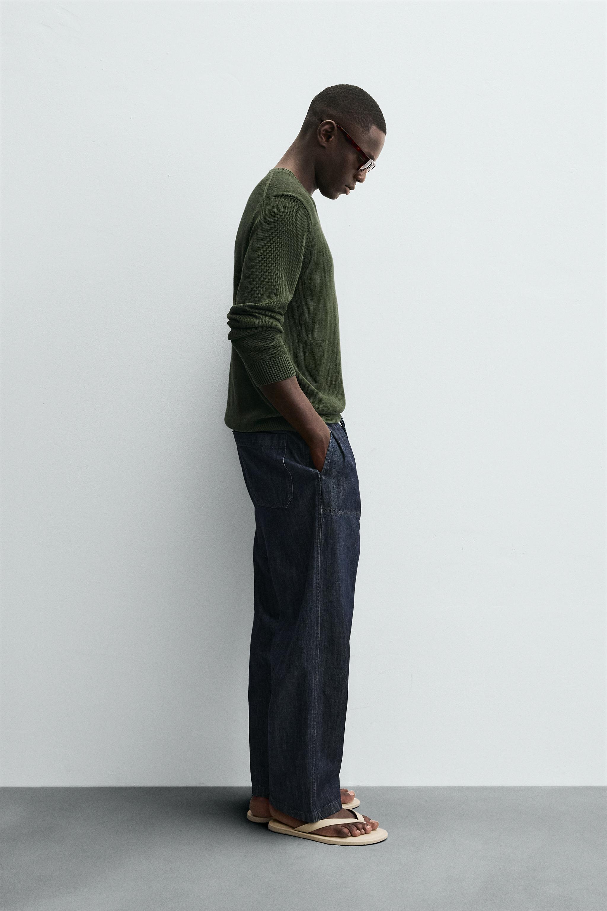 COTTON V-NECK SWEATER