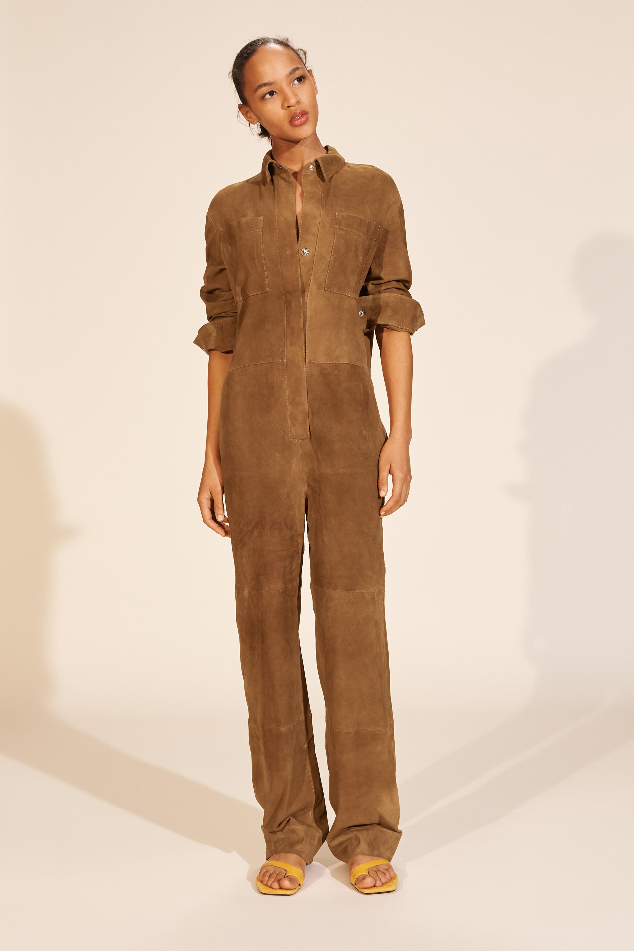 LIMITED EDITION SUEDE JUMPSUIT