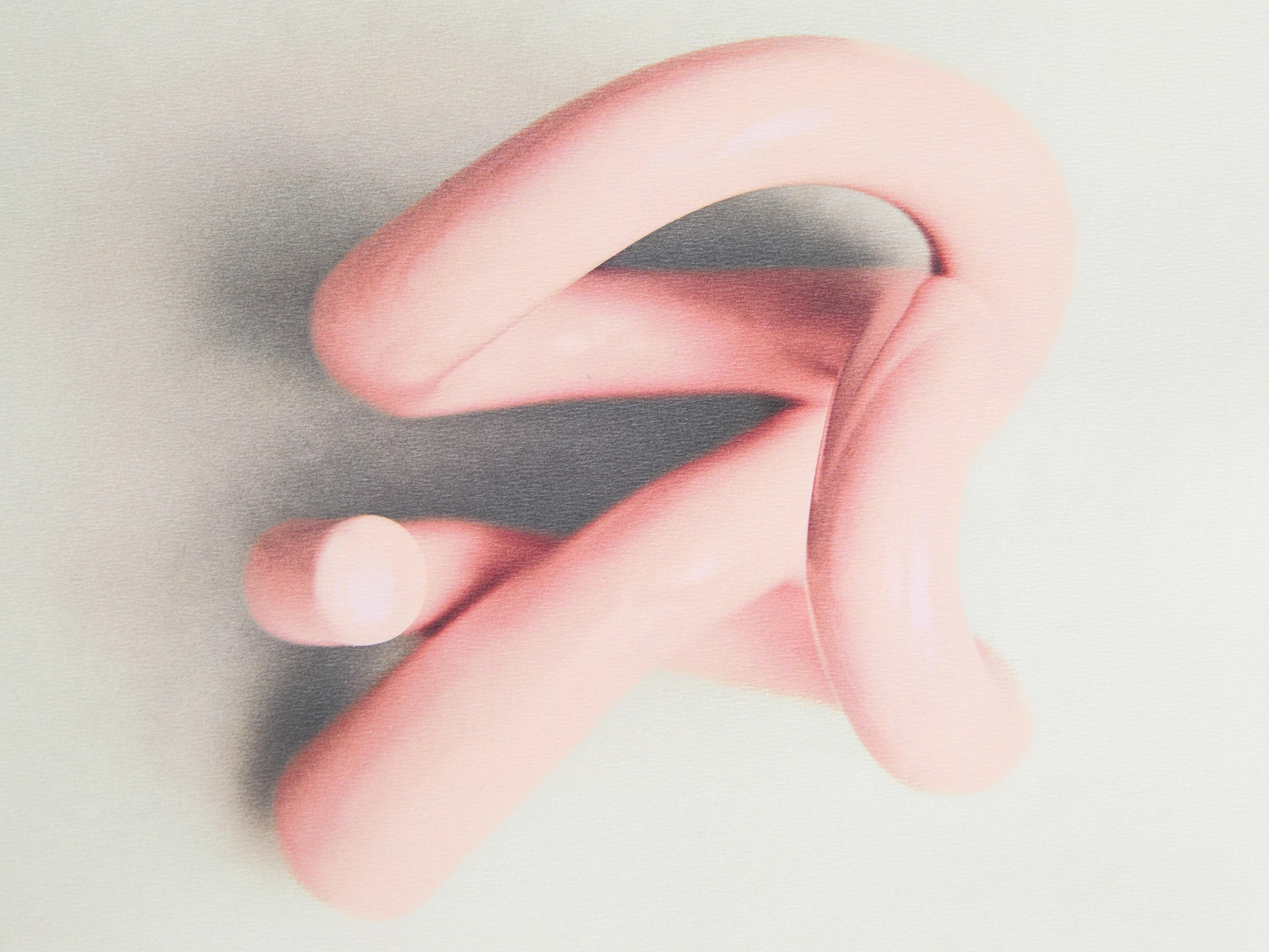 SET OF TEXTURED CERAMIC NAPKIN RINGS (SET OF 4) X COLLAGERIE